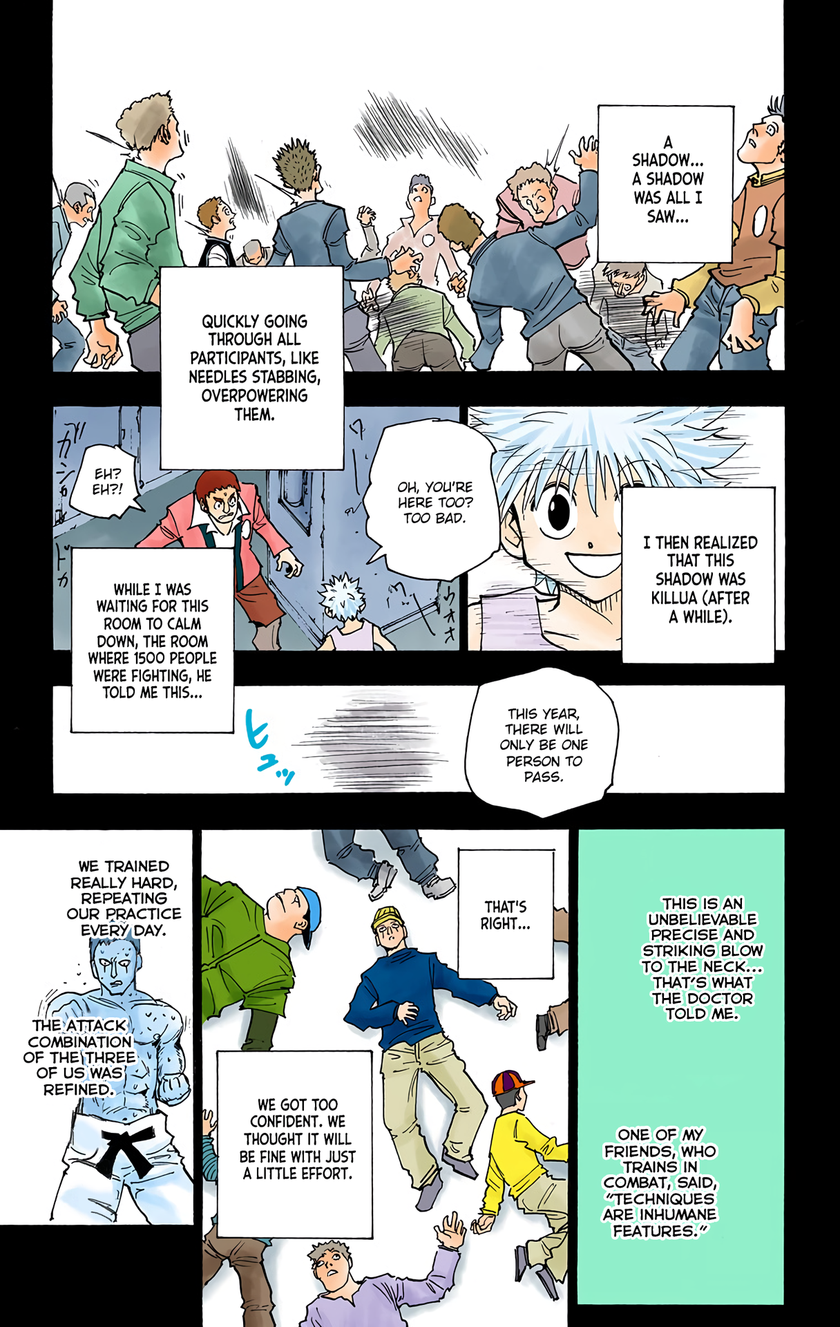 Halaman dari HUNTER x HUNTER (Official Colored) Chapter 148