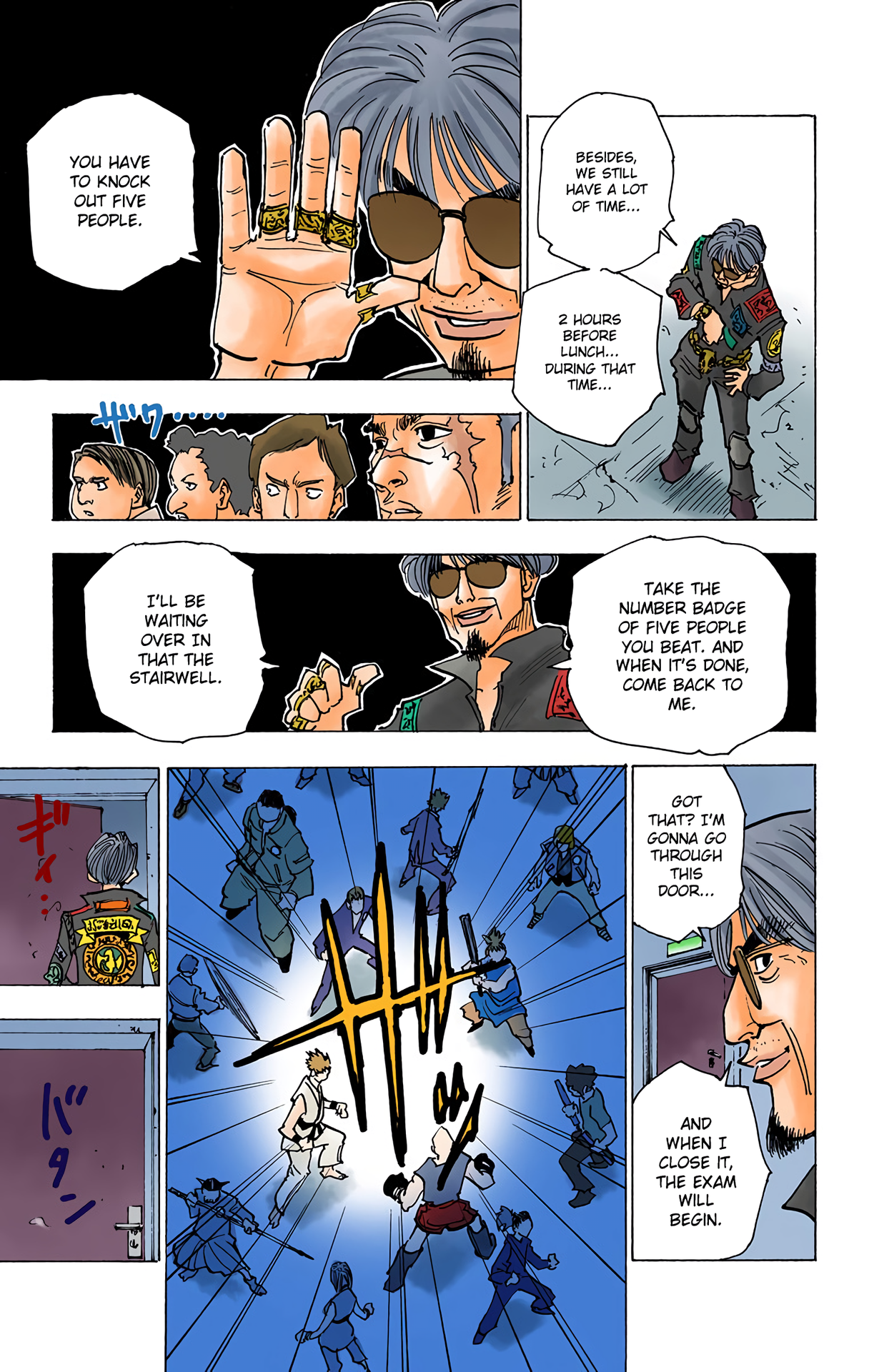 Halaman dari HUNTER x HUNTER (Official Colored) Chapter 148