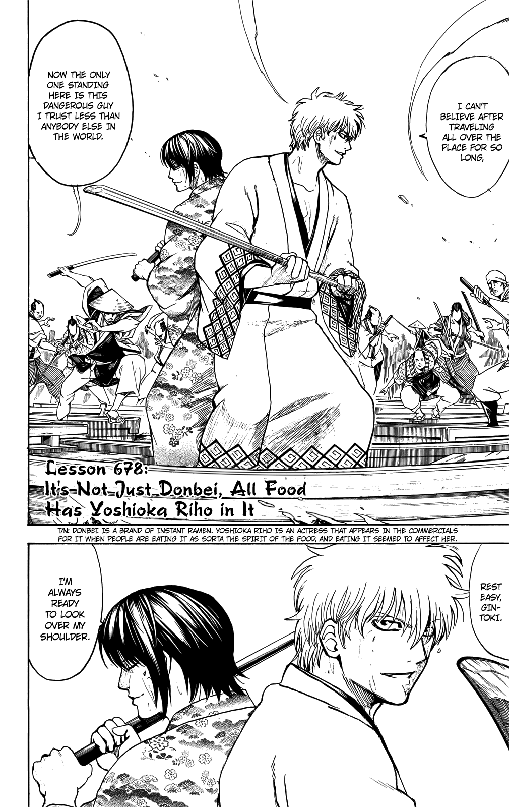 Halaman dari Gintama Chapter 678