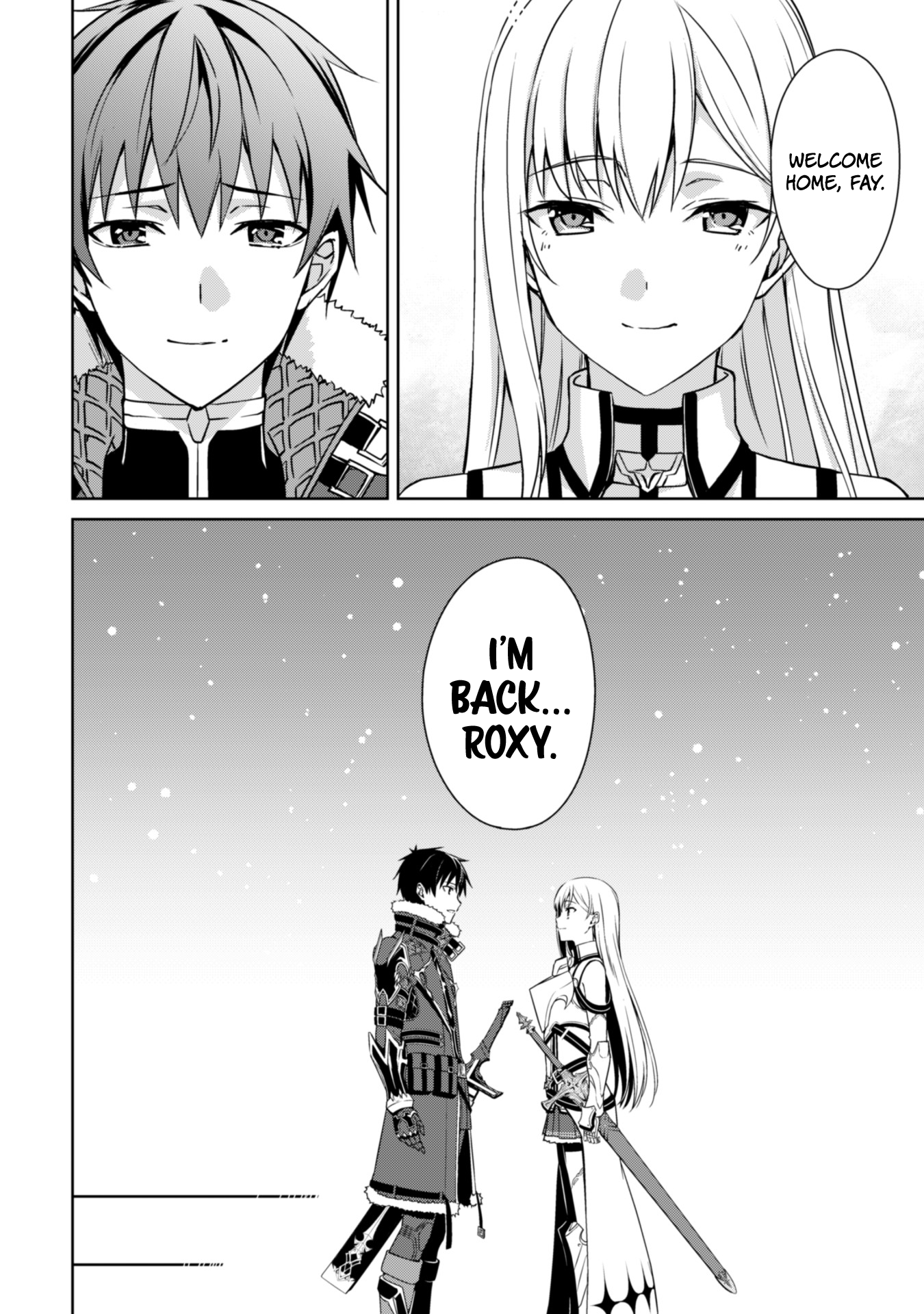 Halaman dari Boushoku no Berserk ~Ore dake Level to Iu Gainen wo Toppa suru~ Chapter 38