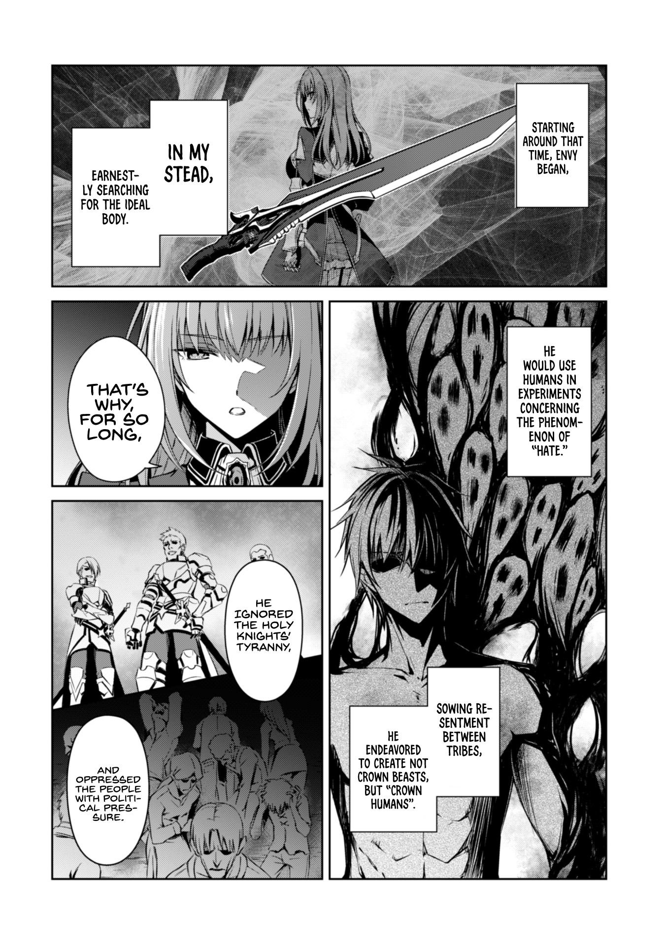 Halaman dari Boushoku no Berserk ~Ore dake Level to Iu Gainen wo Toppa suru~ Chapter 38