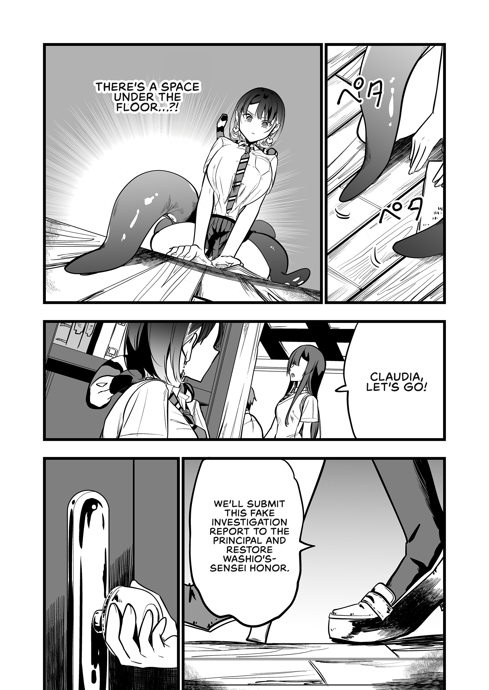 Halaman dari "Ano Toki Tasukete Itadaita Monster Musume desu." Isekai Ossan Kyoushi Totsuzen no Moteki ni Konwaku suru Chapter 33