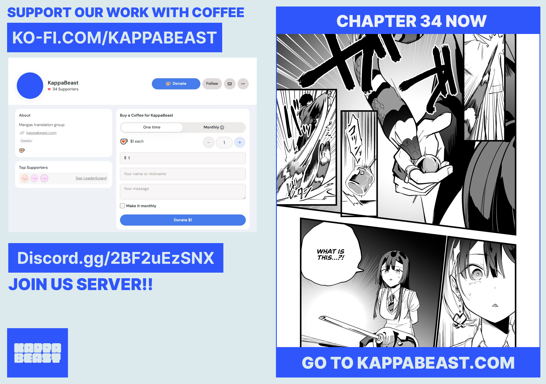 Halaman dari "Ano Toki Tasukete Itadaita Monster Musume desu." Isekai Ossan Kyoushi Totsuzen no Moteki ni Konwaku suru Chapter 33