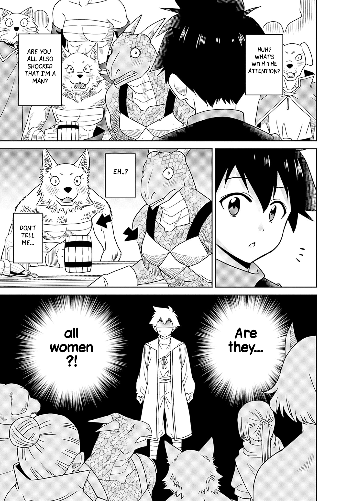 Bishuu Gyakuten Sekai no Cleric ~Bishuu to Teisoukannen ga Gyakutenshita Isekai de Souryo ni Narimashita. Inyoku no Noroi wo Toku Tame ni Harem Party de "Gishiki" Shimasu~ Chapter 3 Page 10