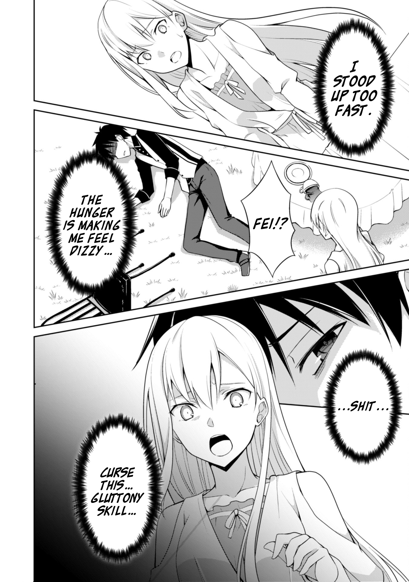 Halaman dari Boushoku no Berserk ~Ore dake Level to Iu Gainen wo Toppa suru~ Chapter 4