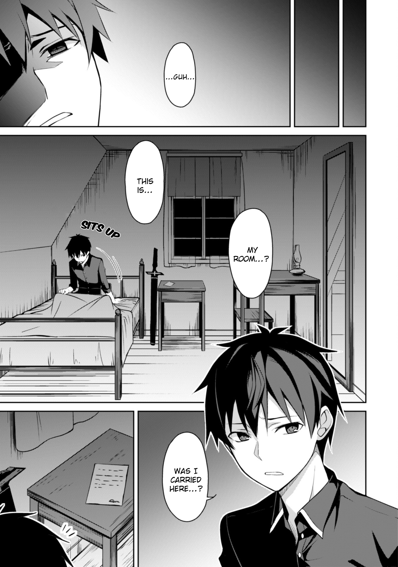 Halaman dari Boushoku no Berserk ~Ore dake Level to Iu Gainen wo Toppa suru~ Chapter 4