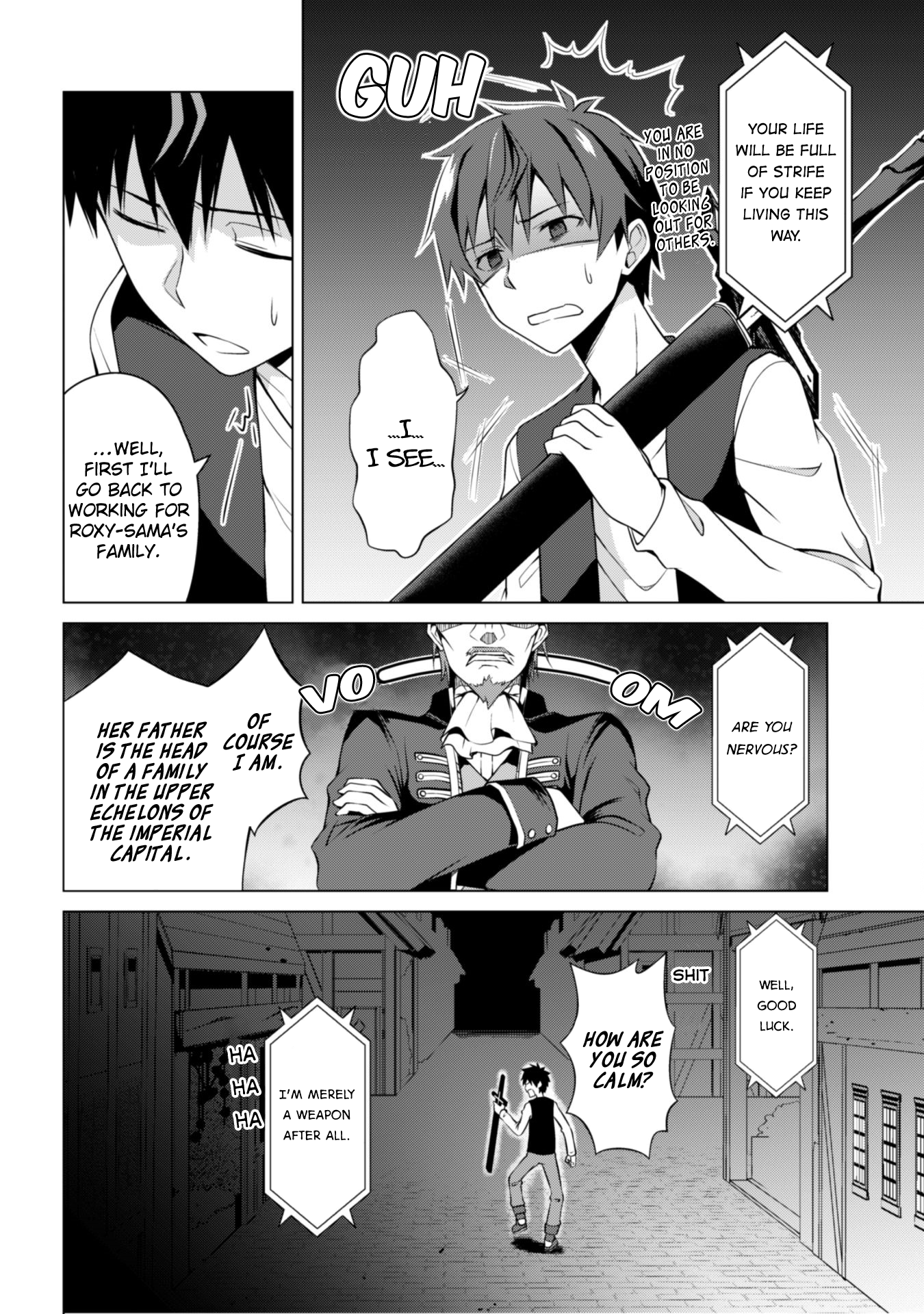 Halaman dari Boushoku no Berserk ~Ore dake Level to Iu Gainen wo Toppa suru~ Chapter 4