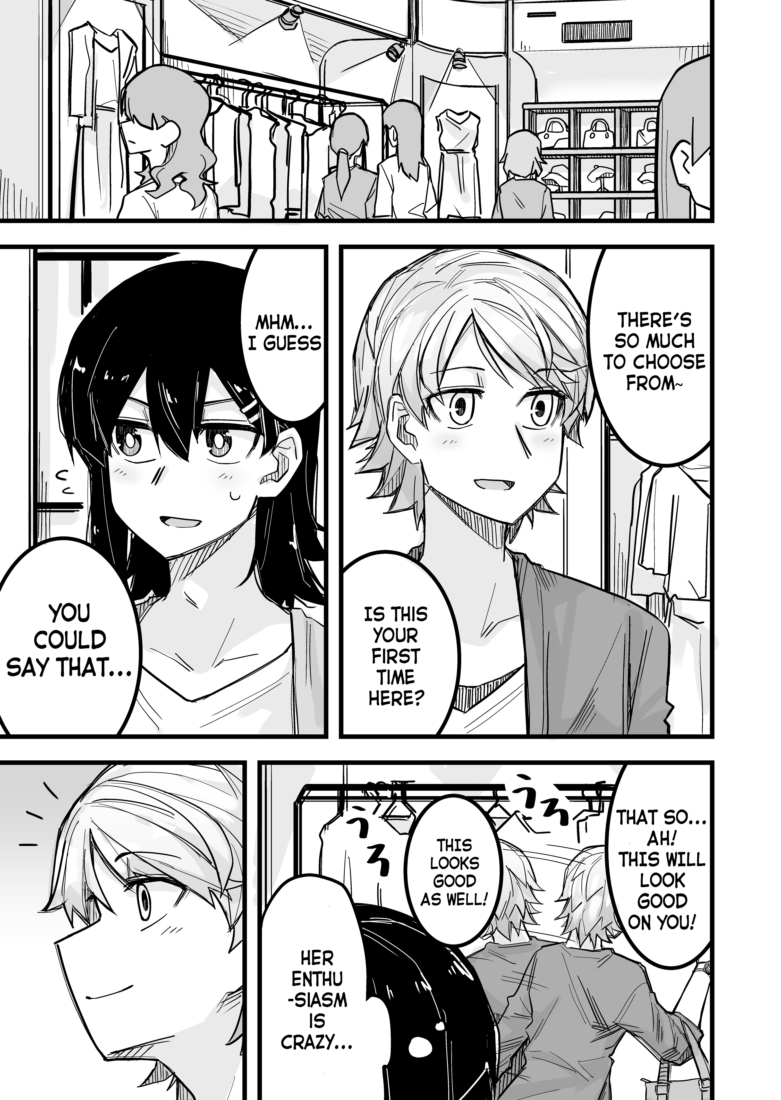 Halaman dari Ikemen Joshi to Josou Danshi Chapter 8