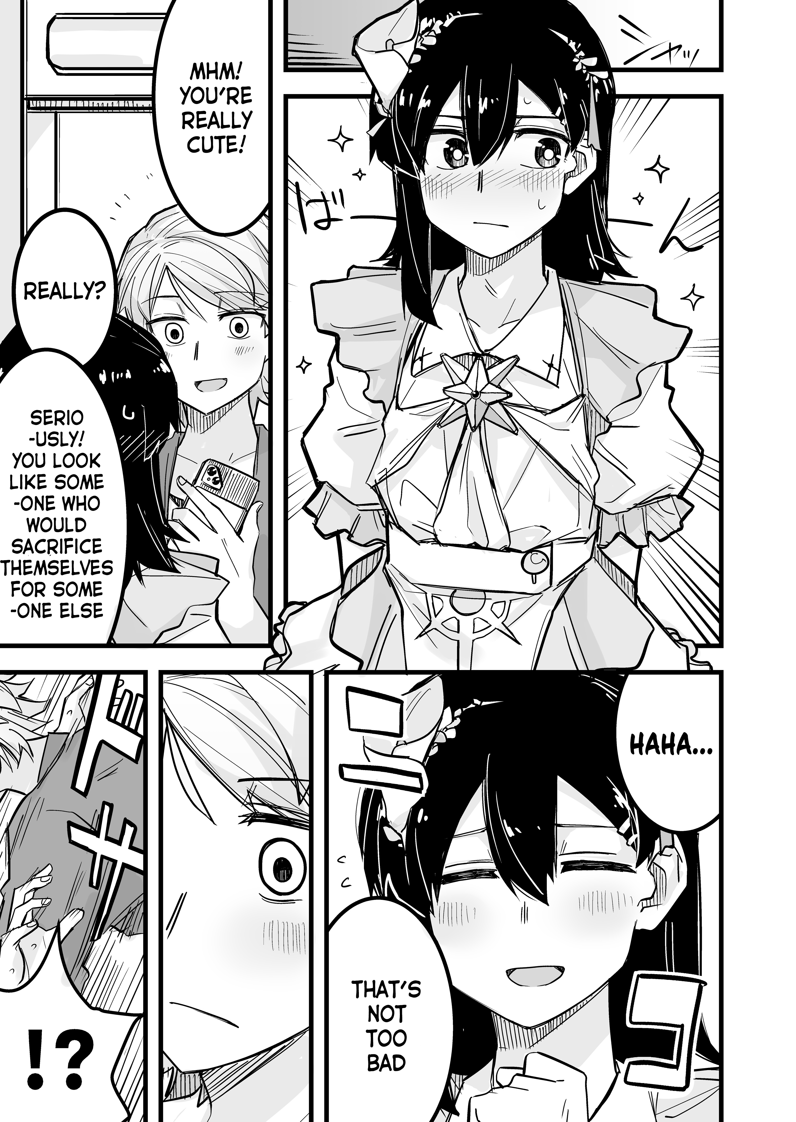 Halaman dari Ikemen Joshi to Josou Danshi Chapter 8