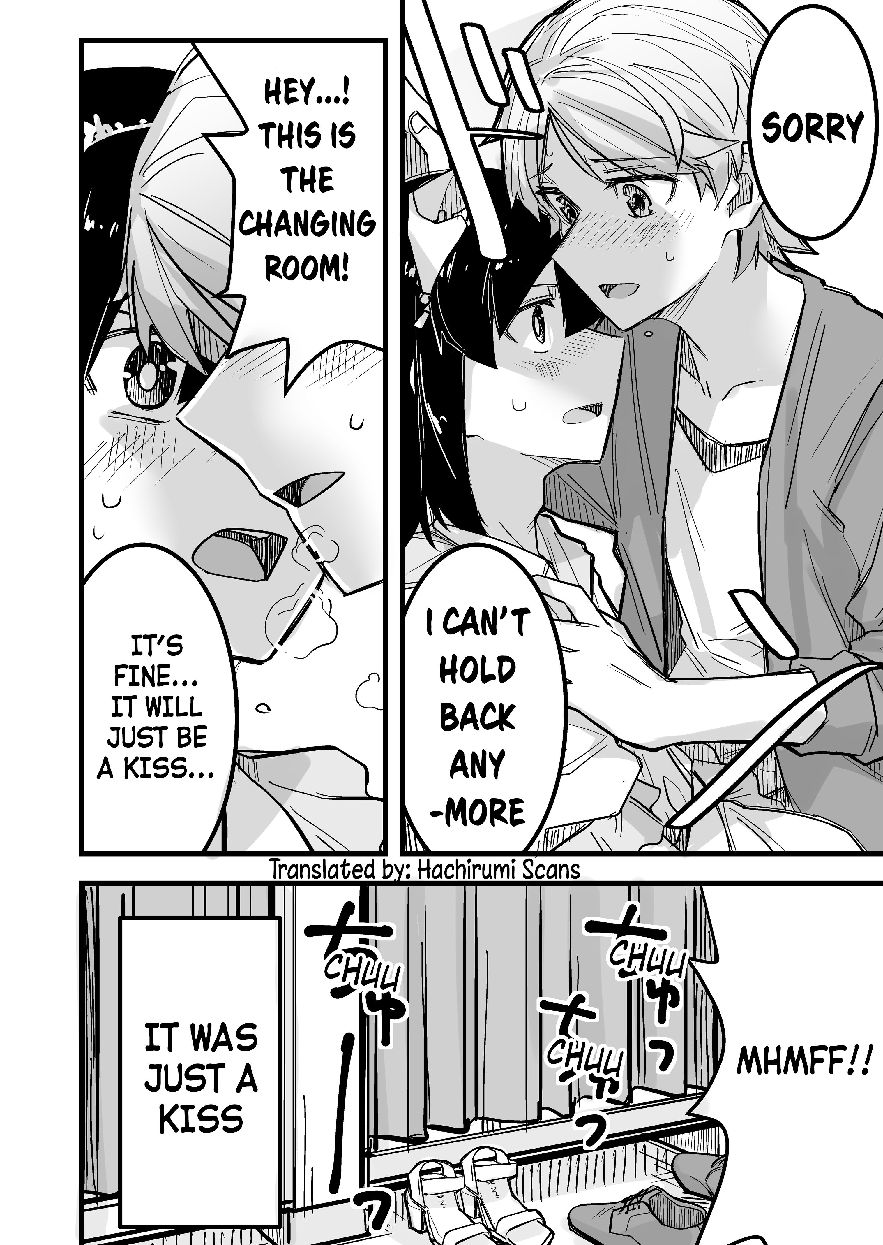 Halaman dari Ikemen Joshi to Josou Danshi Chapter 8