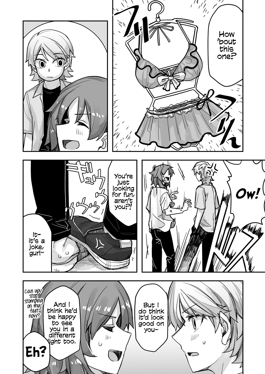 Halaman dari Ikemen Joshi to Josou Danshi Chapter 56