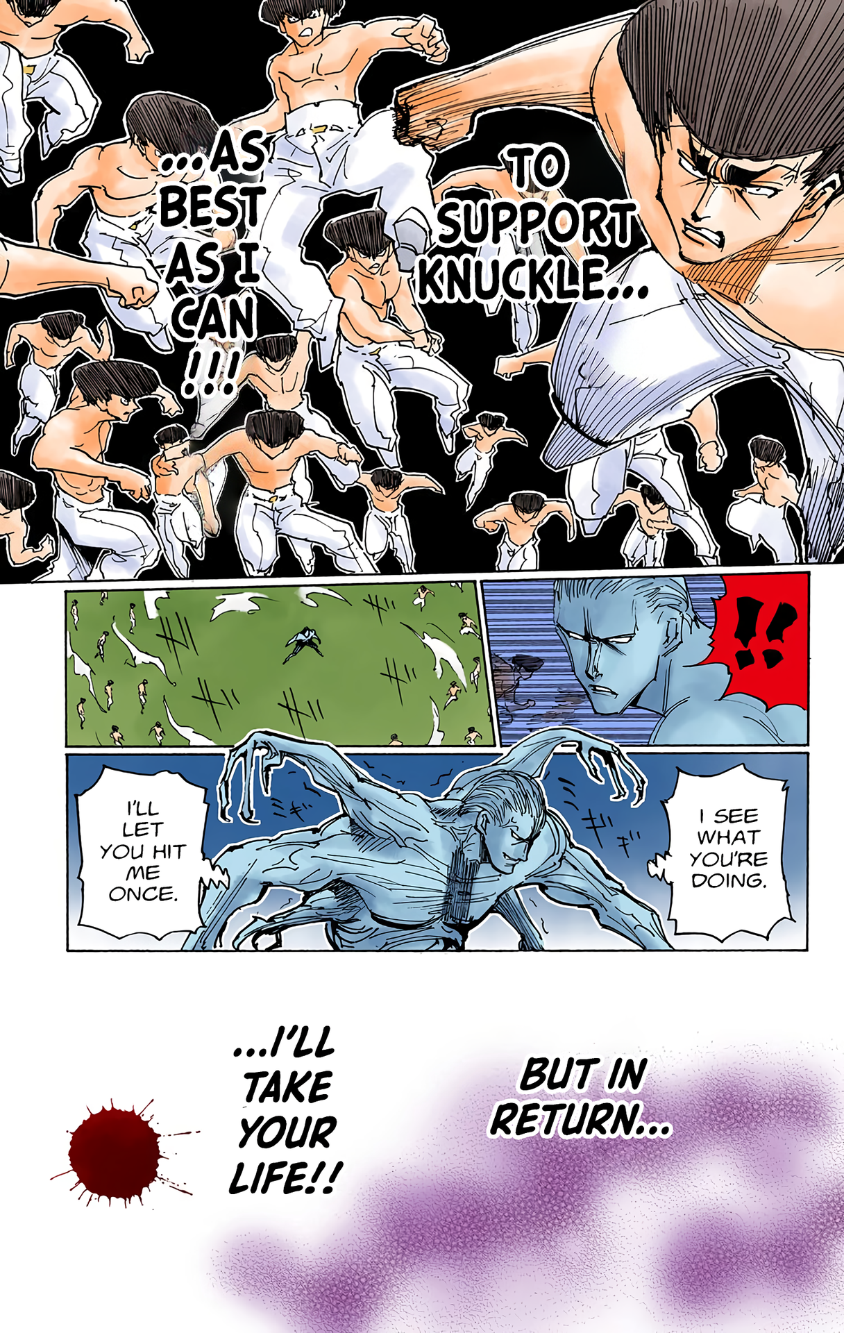 Halaman dari HUNTER x HUNTER (Official Colored) Chapter 284