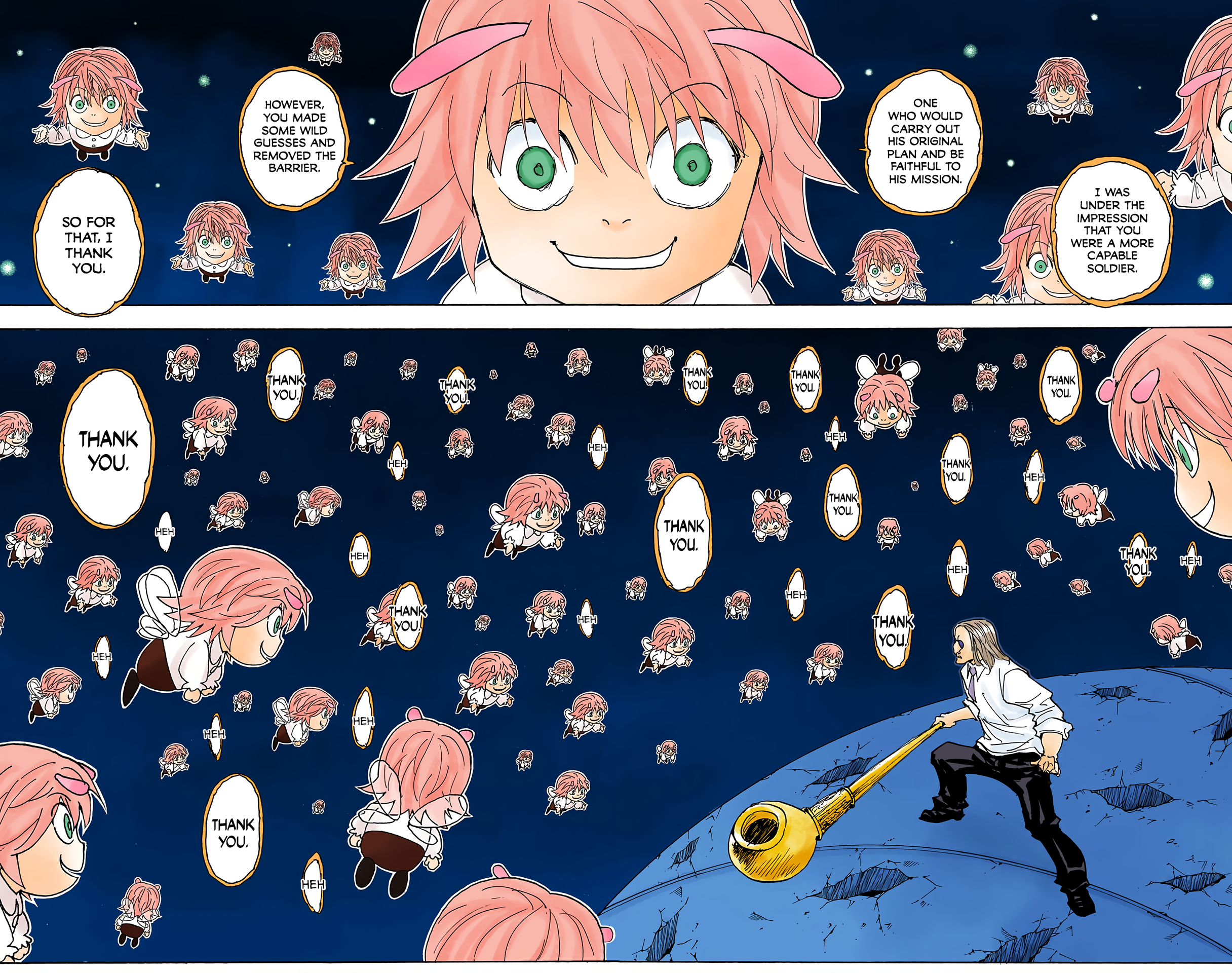 Halaman dari HUNTER x HUNTER (Official Colored) Chapter 284