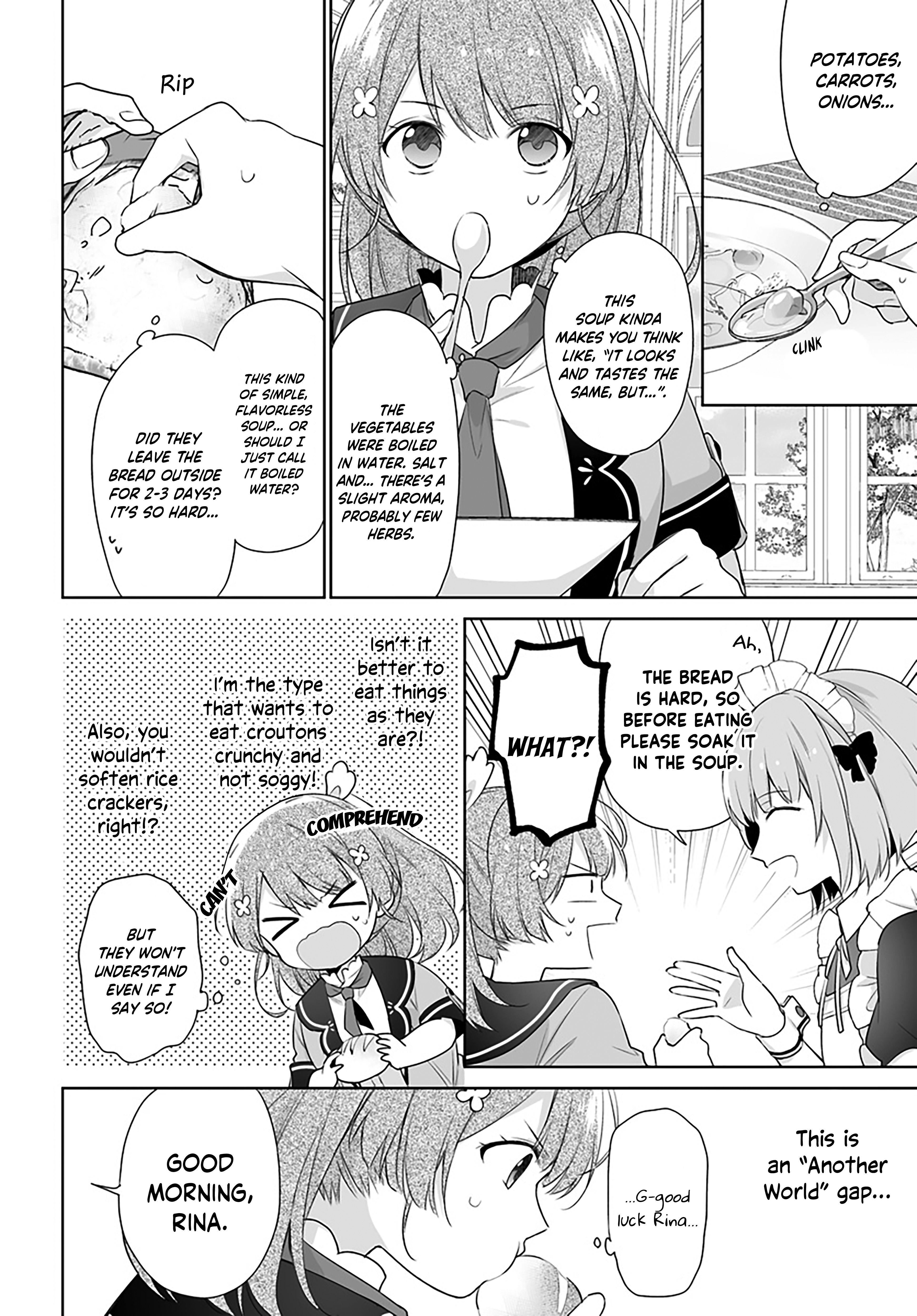Seijo ja Nakatta node, Oukyuu de Nonbiri Gohan wo Tsukuru Koto ni Shimashita Chapter 1.2 Page 5