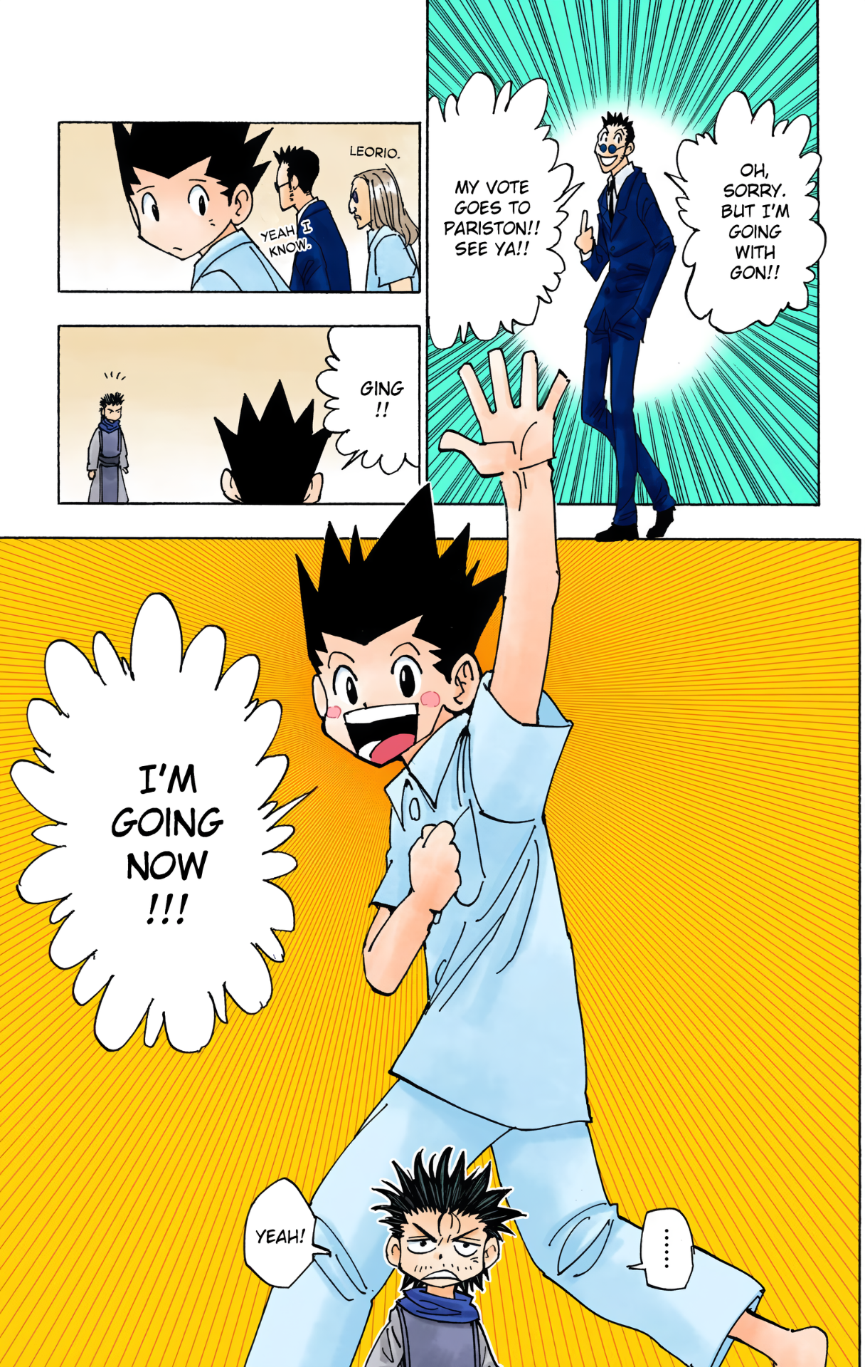 Halaman dari HUNTER x HUNTER (Official Colored) Chapter 335