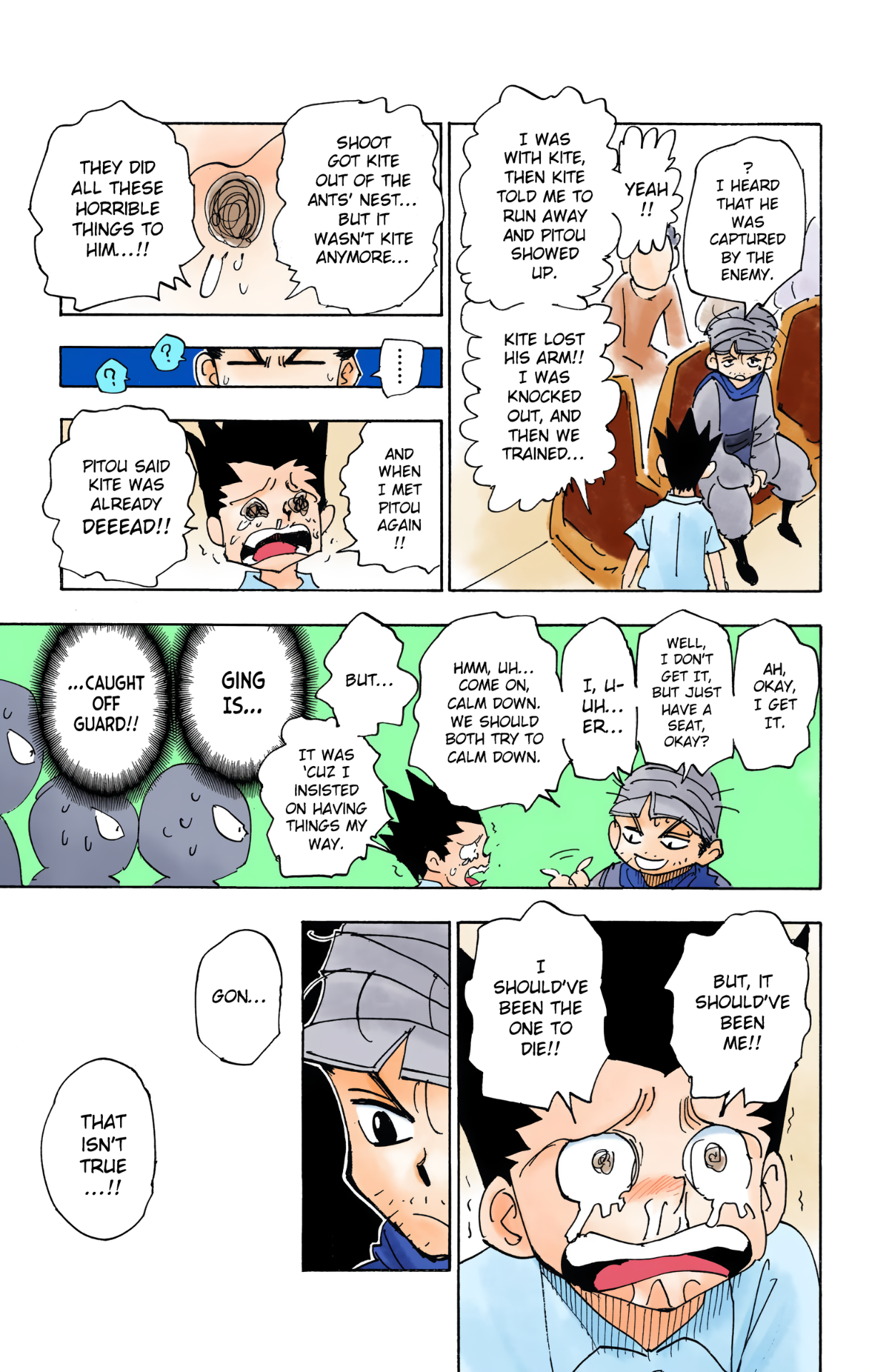 Halaman dari HUNTER x HUNTER (Official Colored) Chapter 335
