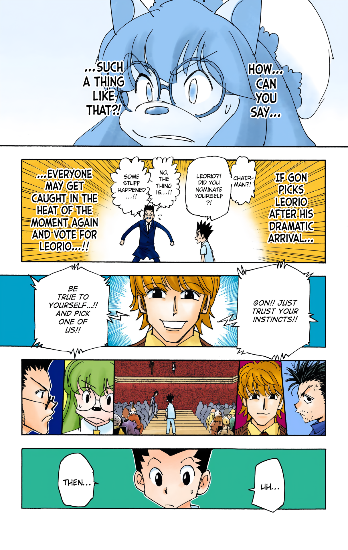 Halaman dari HUNTER x HUNTER (Official Colored) Chapter 335
