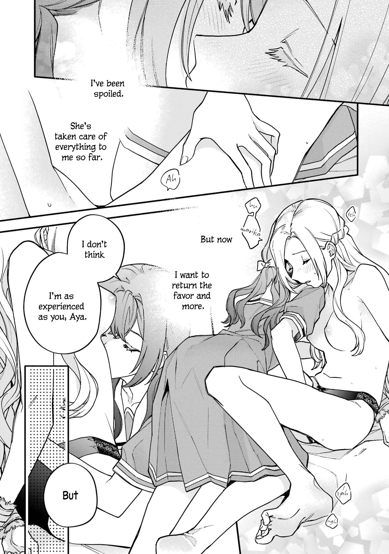 Halaman dari Onna Doushi toka Arienai desho to Iiharu Onnanoko wo, Hyakunichikan de Tetteiteki ni Otosu Yuri no Ohanashi Chapter 14.5