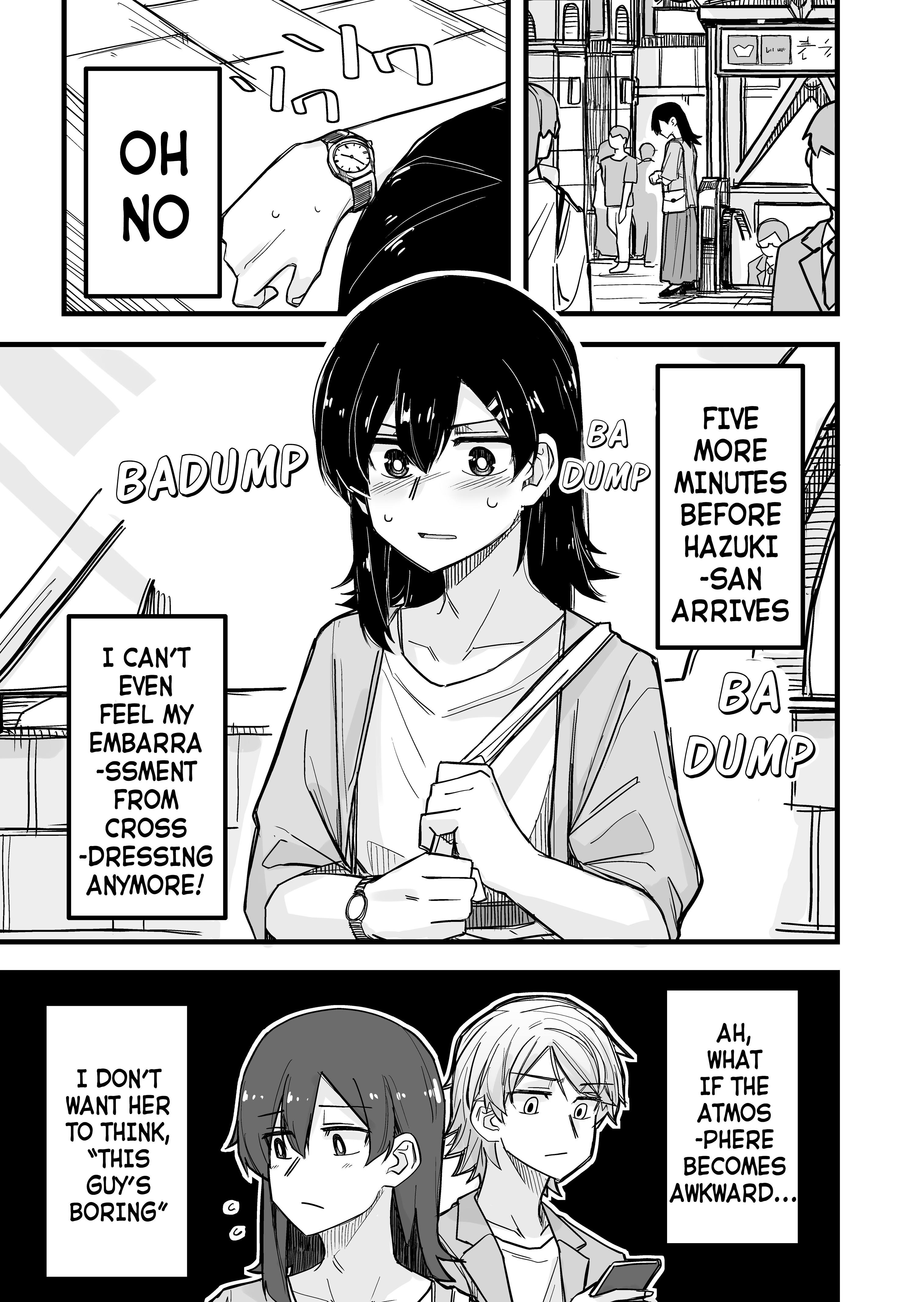 Halaman dari Ikemen Joshi to Josou Danshi Chapter 7