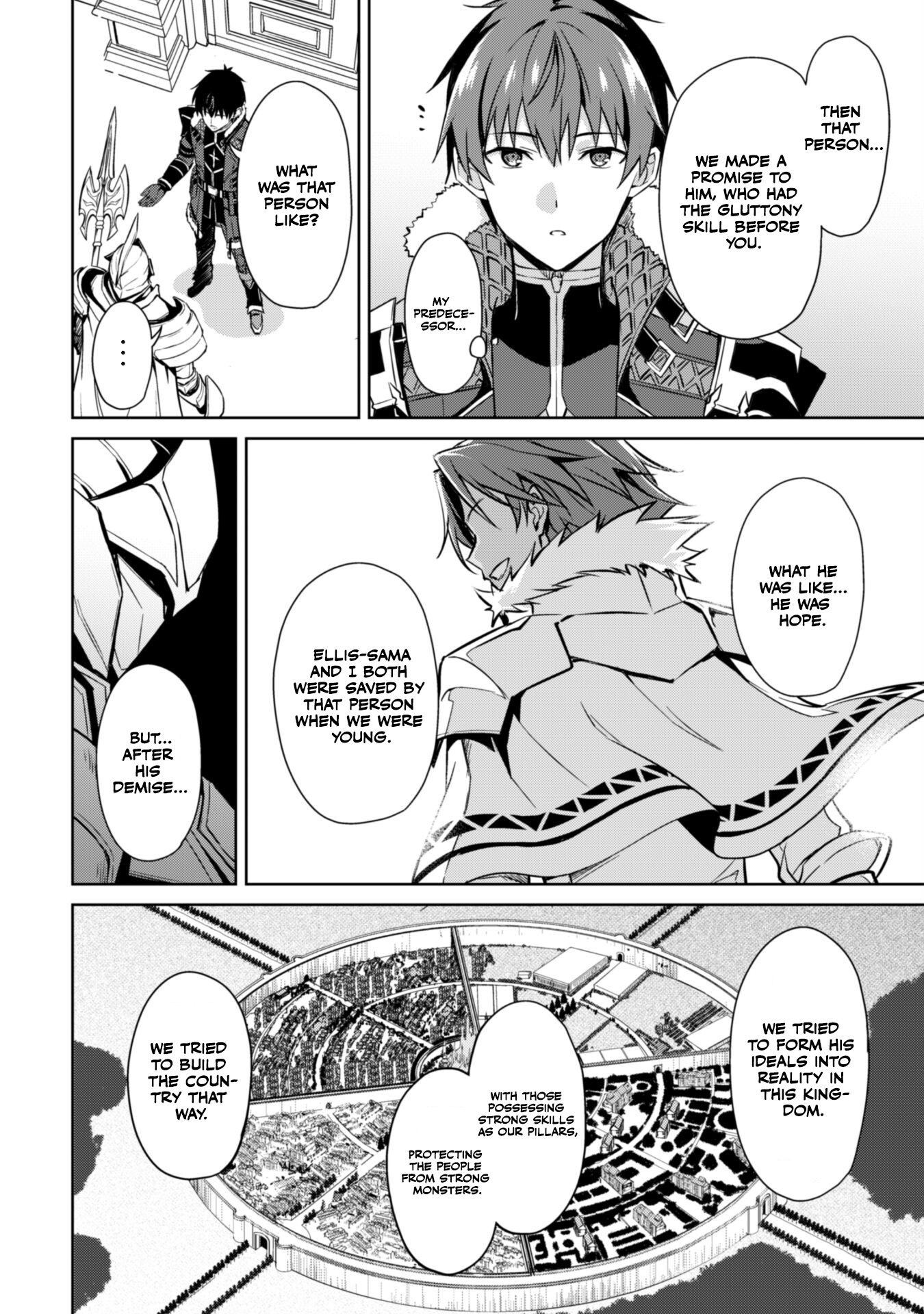 Halaman dari Boushoku no Berserk ~Ore dake Level to Iu Gainen wo Toppa suru~ Chapter 51