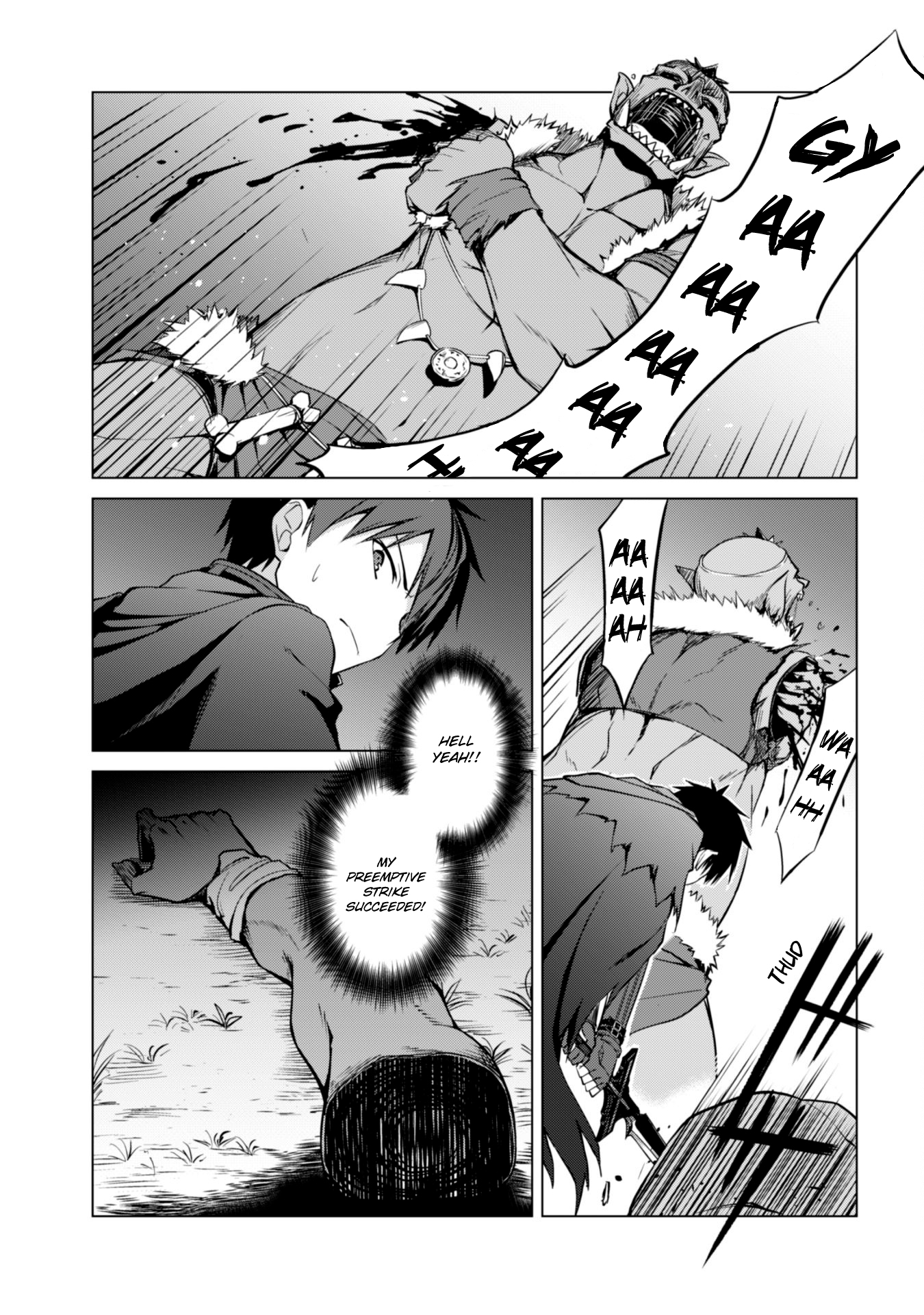 Halaman dari Boushoku no Berserk ~Ore dake Level to Iu Gainen wo Toppa suru~ Chapter 6