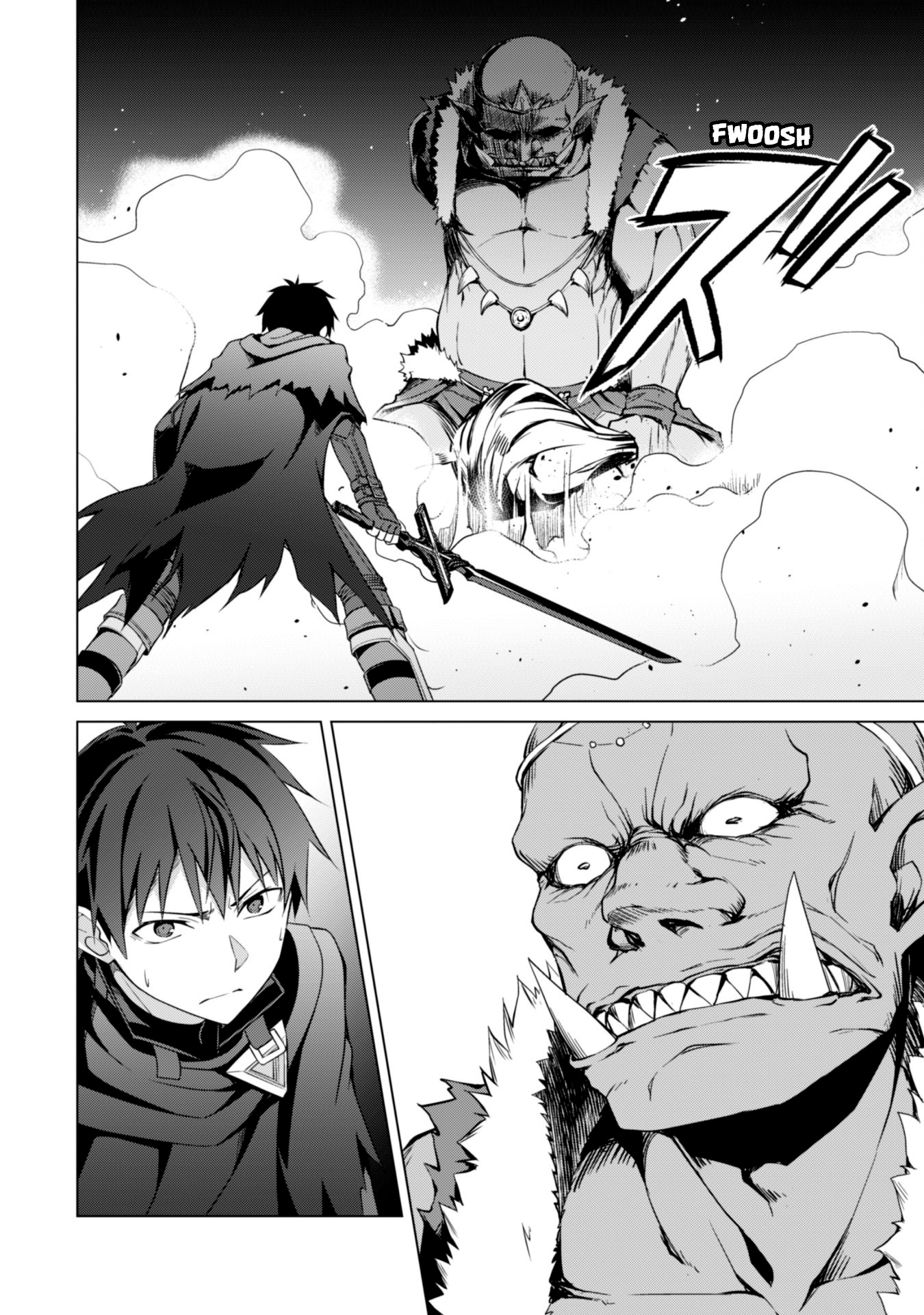 Halaman dari Boushoku no Berserk ~Ore dake Level to Iu Gainen wo Toppa suru~ Chapter 6