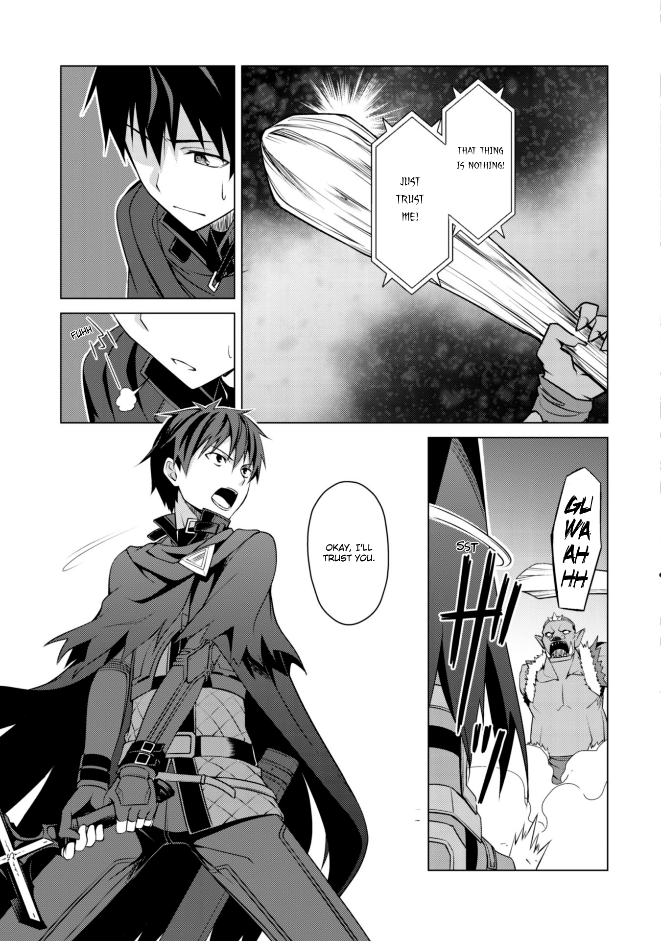 Halaman dari Boushoku no Berserk ~Ore dake Level to Iu Gainen wo Toppa suru~ Chapter 6