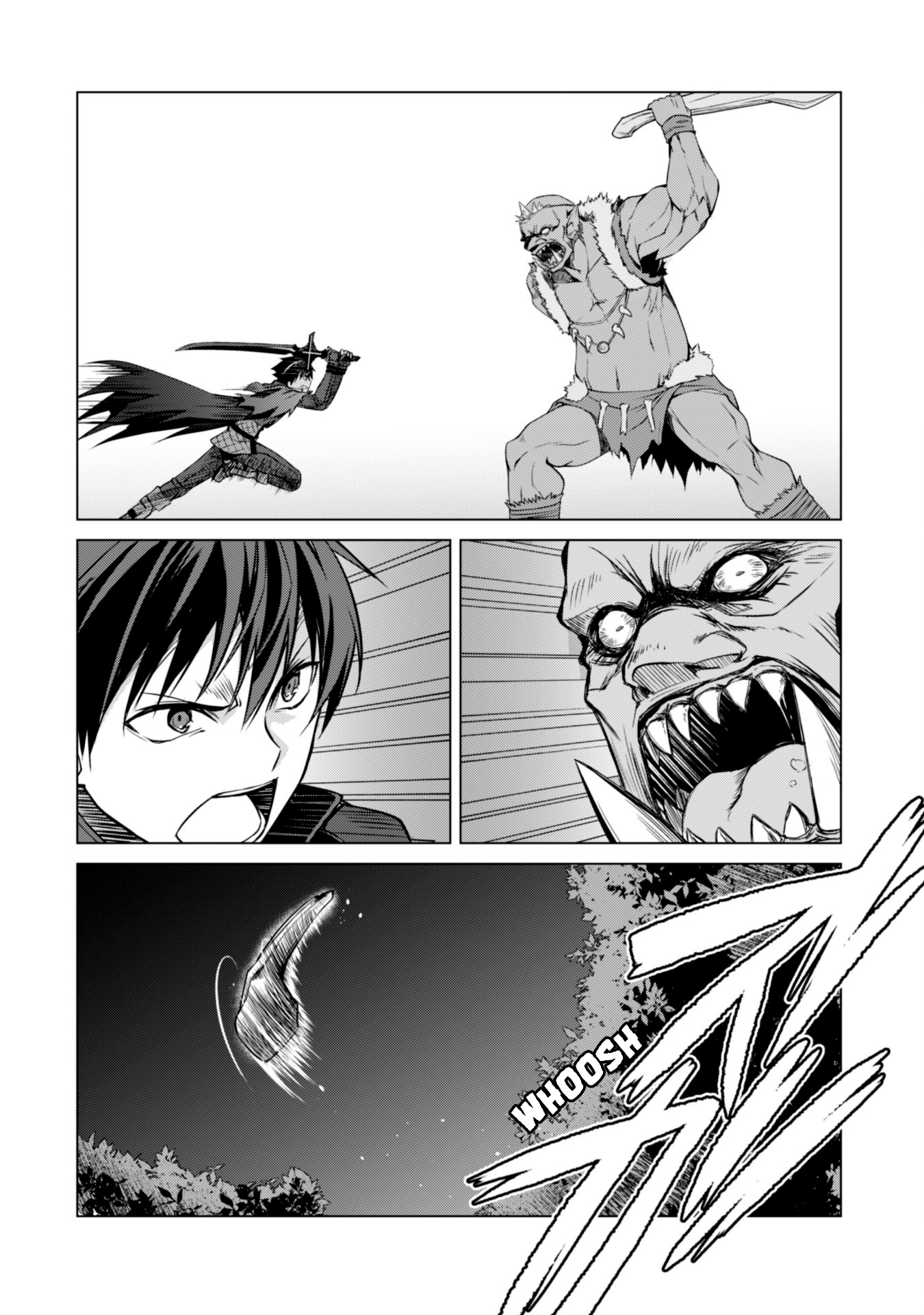 Halaman dari Boushoku no Berserk ~Ore dake Level to Iu Gainen wo Toppa suru~ Chapter 6