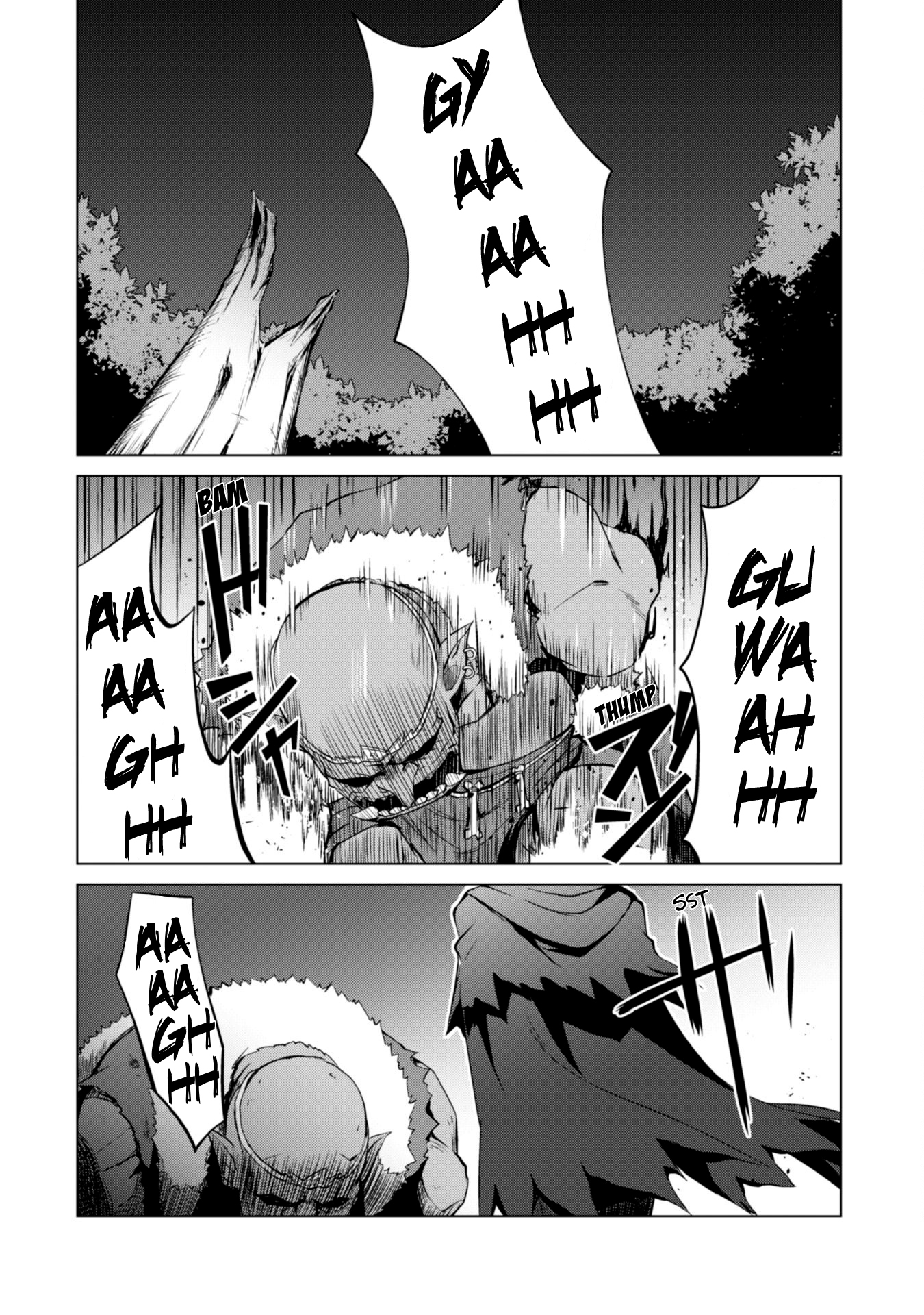 Halaman dari Boushoku no Berserk ~Ore dake Level to Iu Gainen wo Toppa suru~ Chapter 6