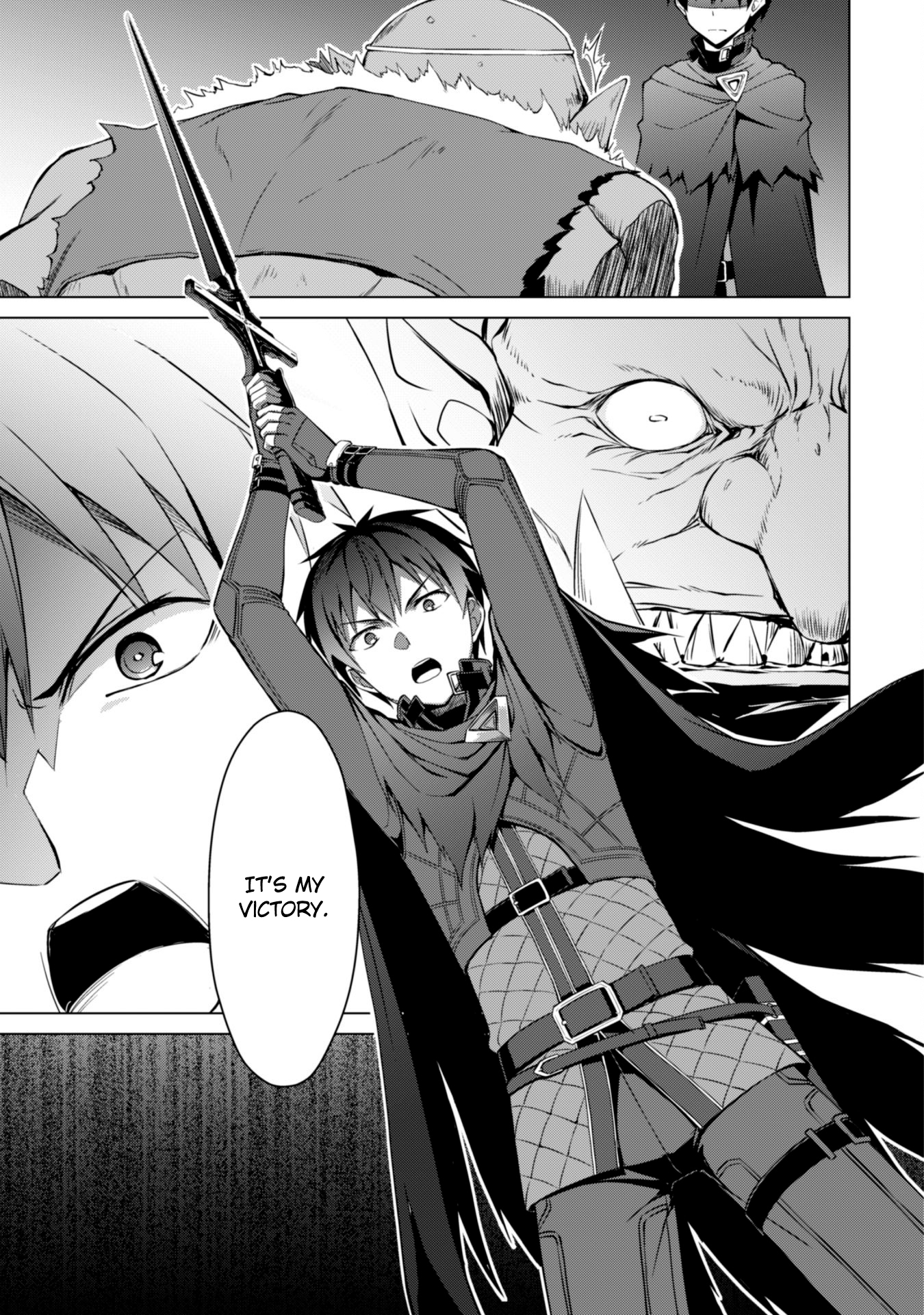 Halaman dari Boushoku no Berserk ~Ore dake Level to Iu Gainen wo Toppa suru~ Chapter 6