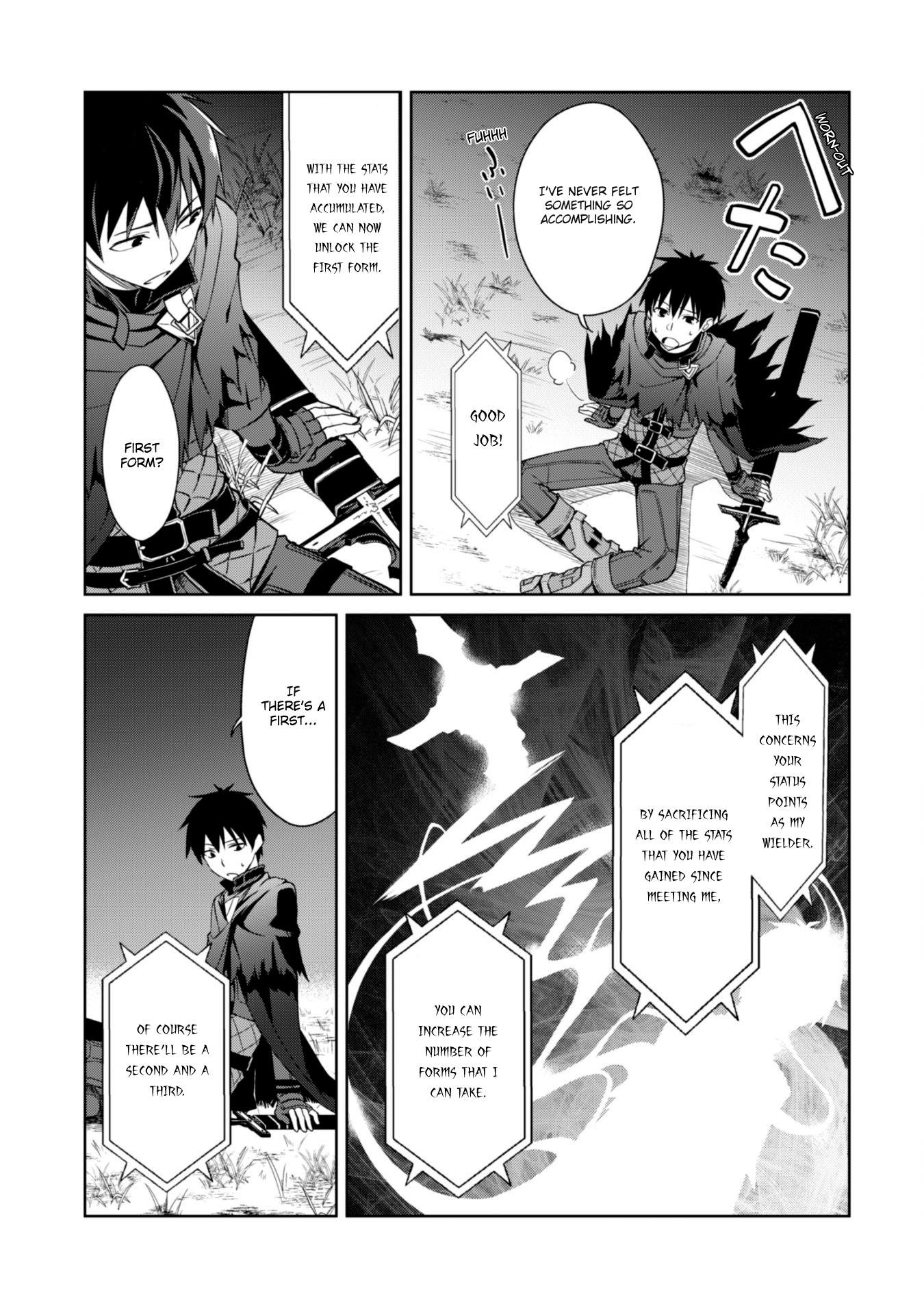 Halaman dari Boushoku no Berserk ~Ore dake Level to Iu Gainen wo Toppa suru~ Chapter 6