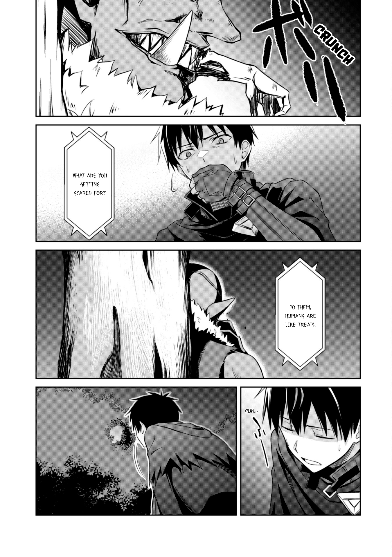 Halaman dari Boushoku no Berserk ~Ore dake Level to Iu Gainen wo Toppa suru~ Chapter 6