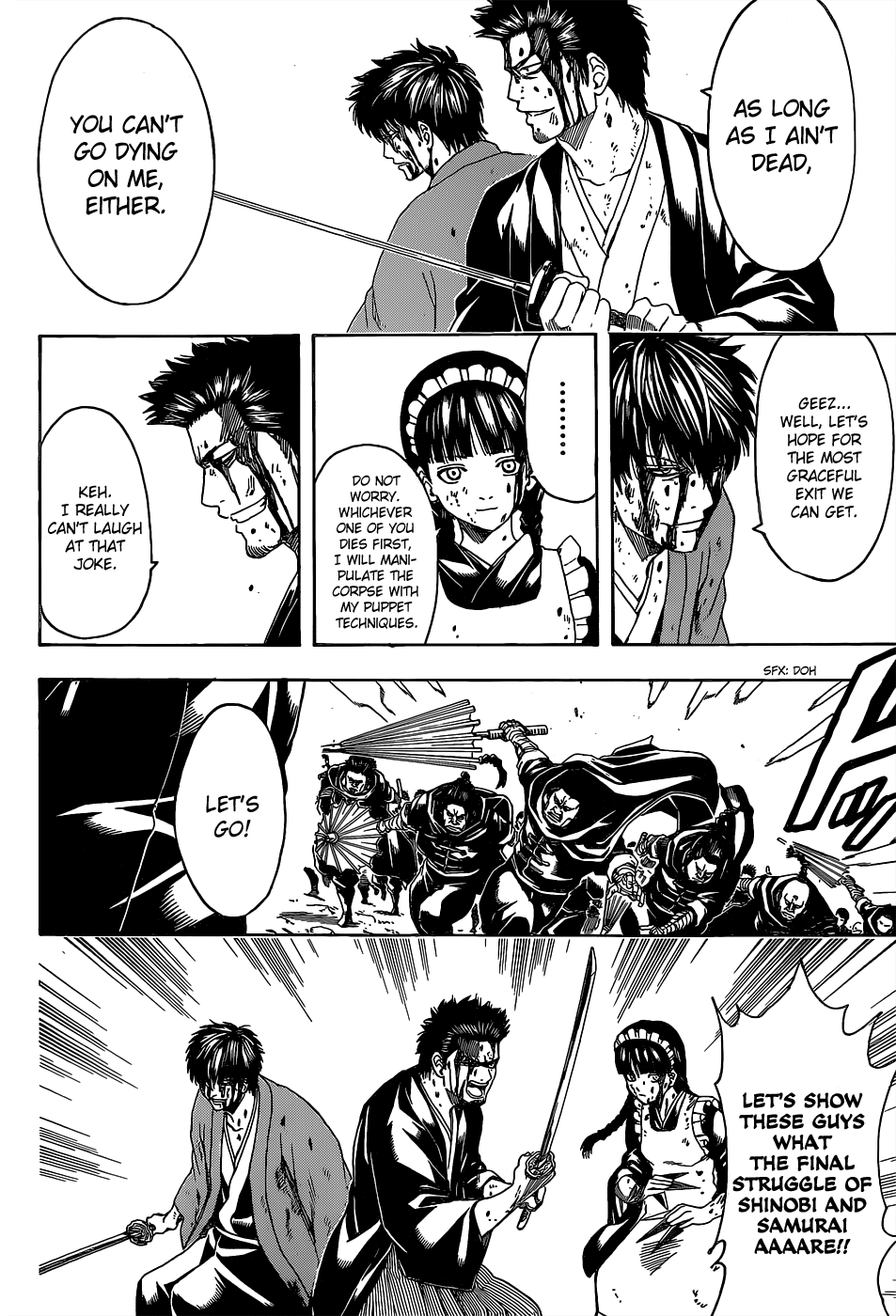 Halaman dari Gintama Chapter 521