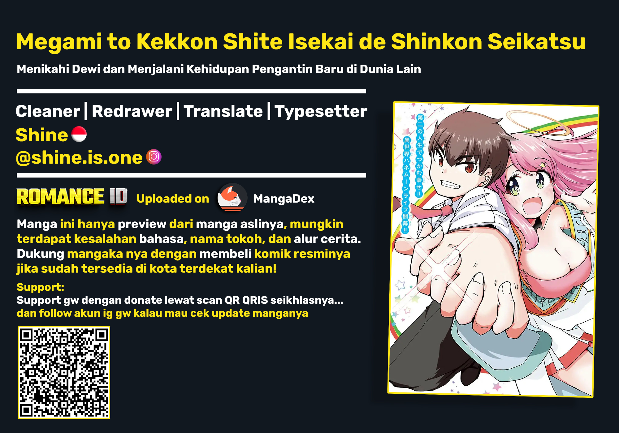 Megami to Kekkon shite Isekai Shinkon Seikatsu Chapter 7 - halaman 1