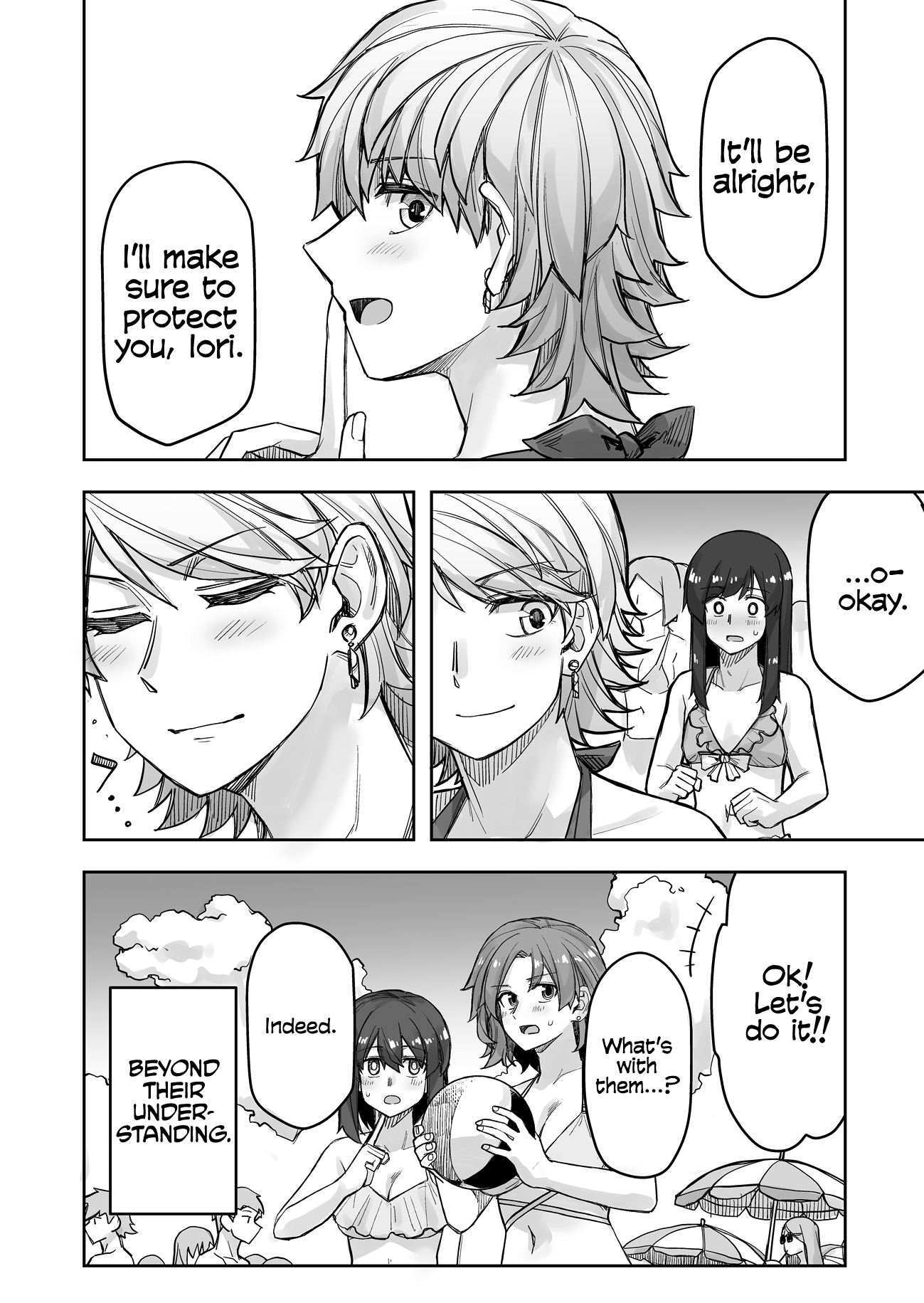 Halaman dari Ikemen Joshi to Josou Danshi Chapter 61