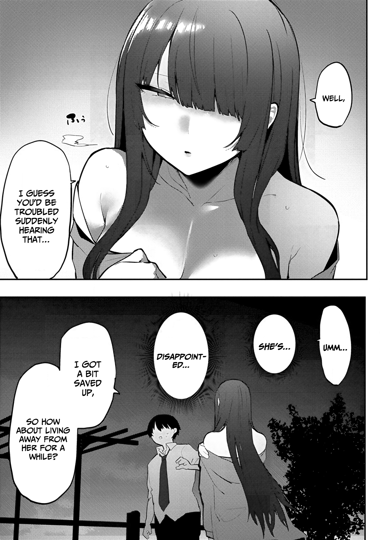 Halaman dari Mukuchina Miyashita-san no Shikiyoku Channel Chapter 8