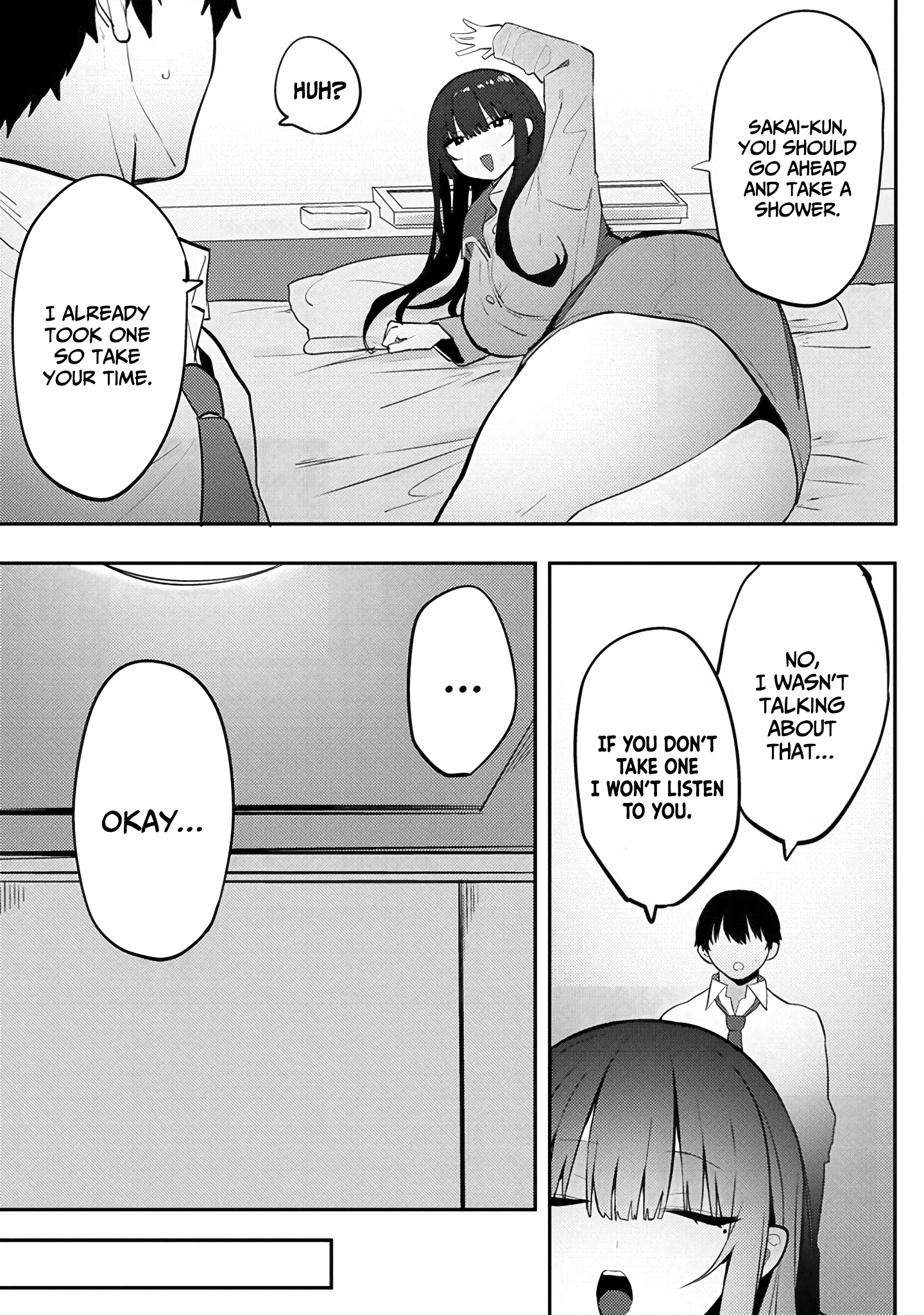Halaman dari Mukuchina Miyashita-san no Shikiyoku Channel Chapter 8