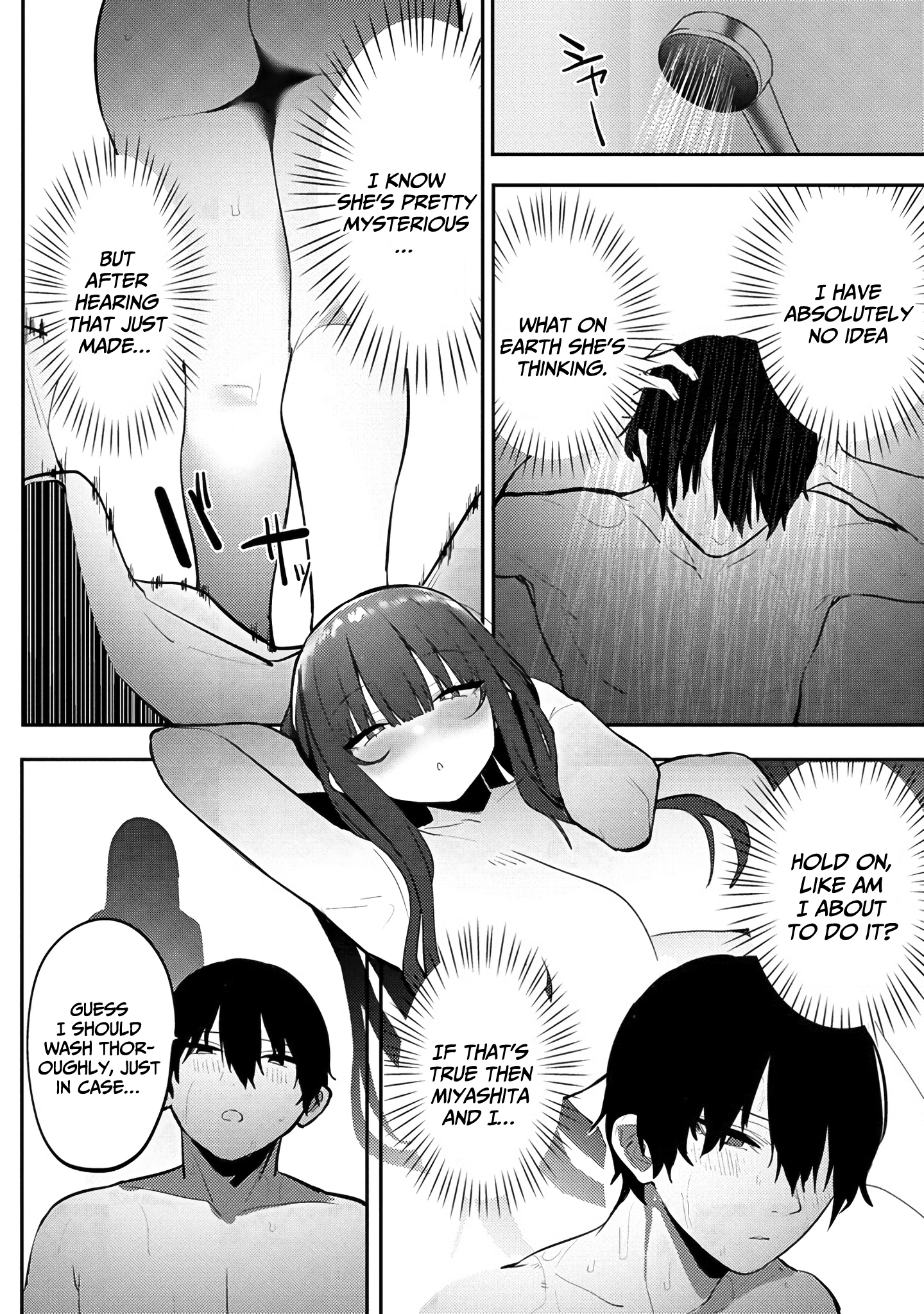 Halaman dari Mukuchina Miyashita-san no Shikiyoku Channel Chapter 8