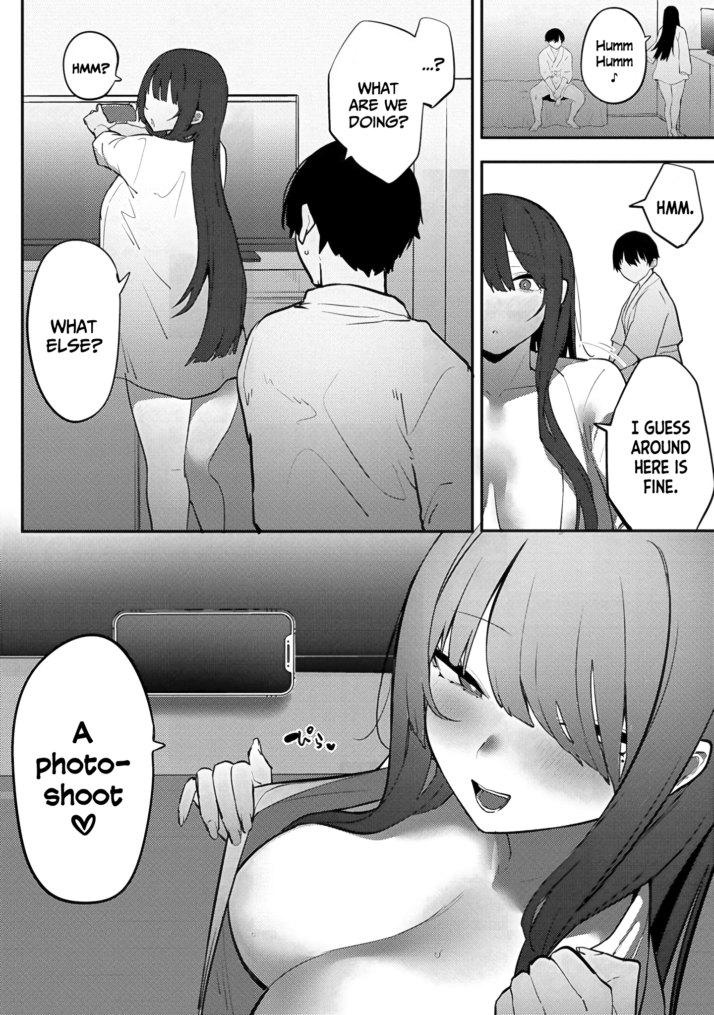 Halaman dari Mukuchina Miyashita-san no Shikiyoku Channel Chapter 8