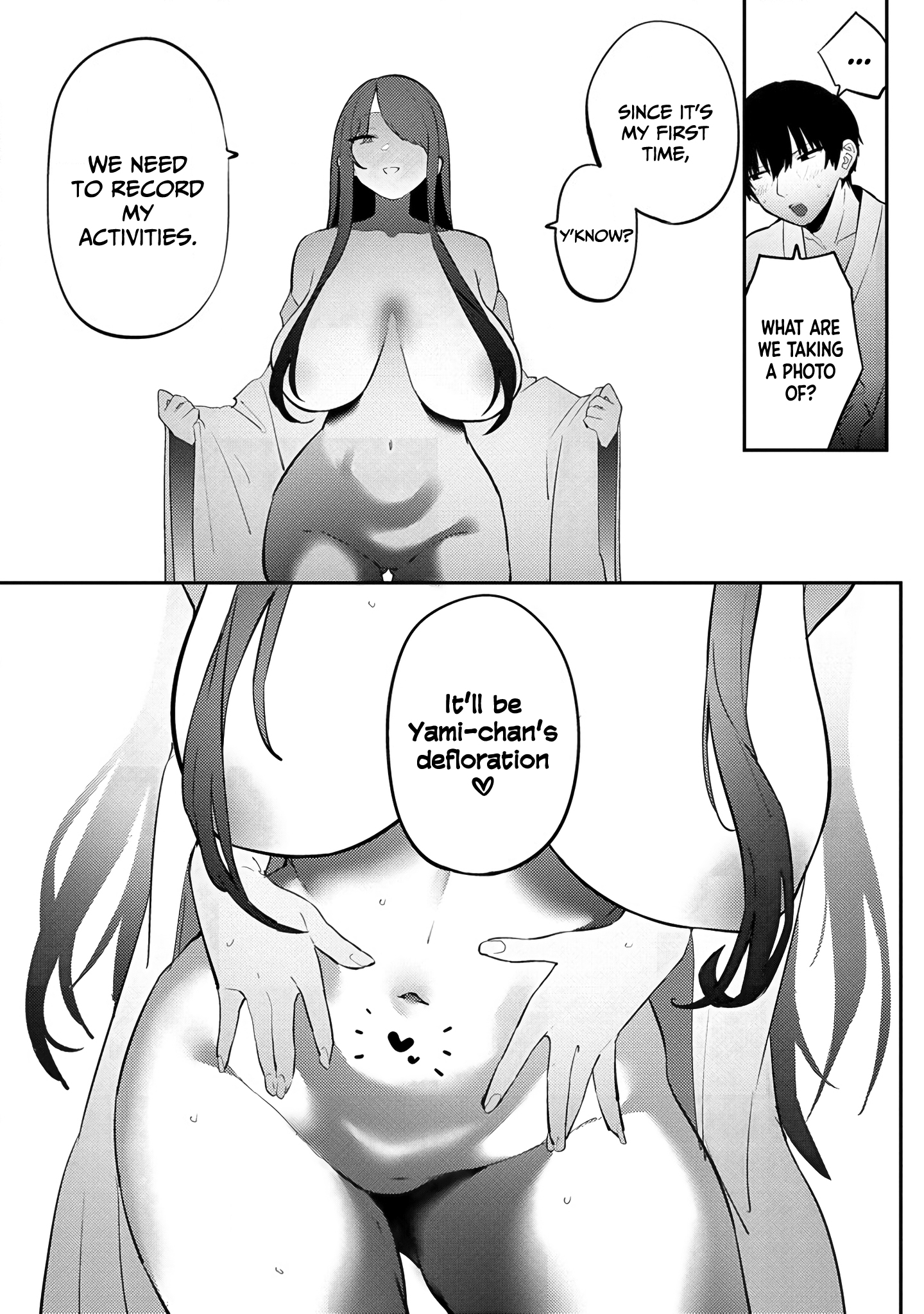 Halaman dari Mukuchina Miyashita-san no Shikiyoku Channel Chapter 8
