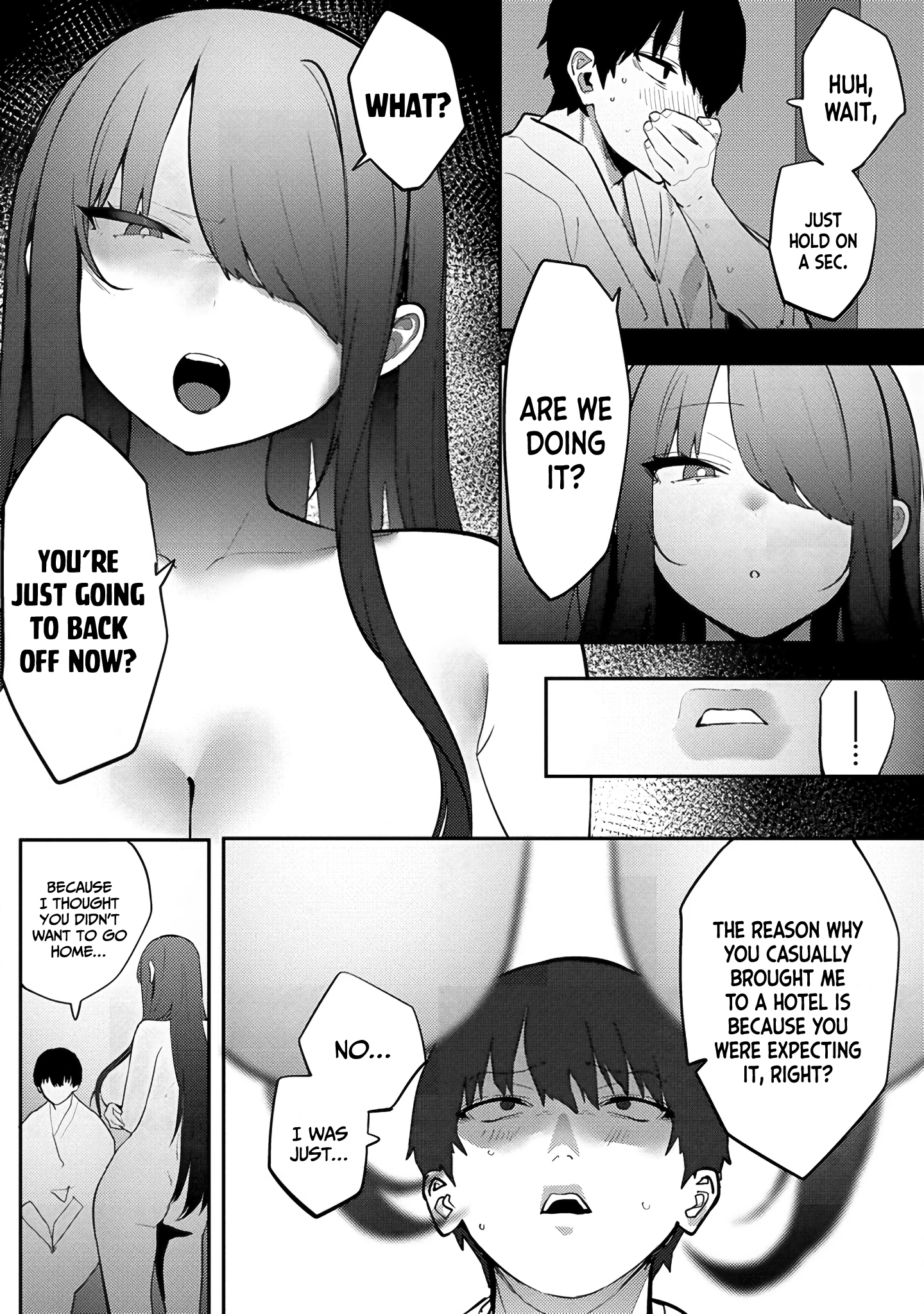 Halaman dari Mukuchina Miyashita-san no Shikiyoku Channel Chapter 8