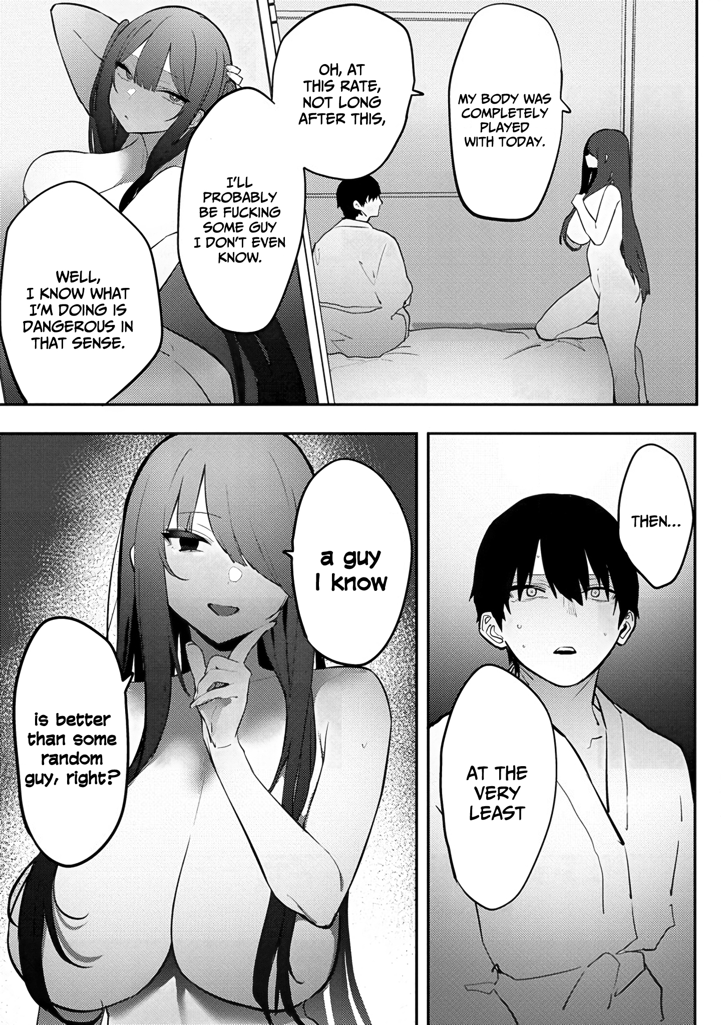 Halaman dari Mukuchina Miyashita-san no Shikiyoku Channel Chapter 8
