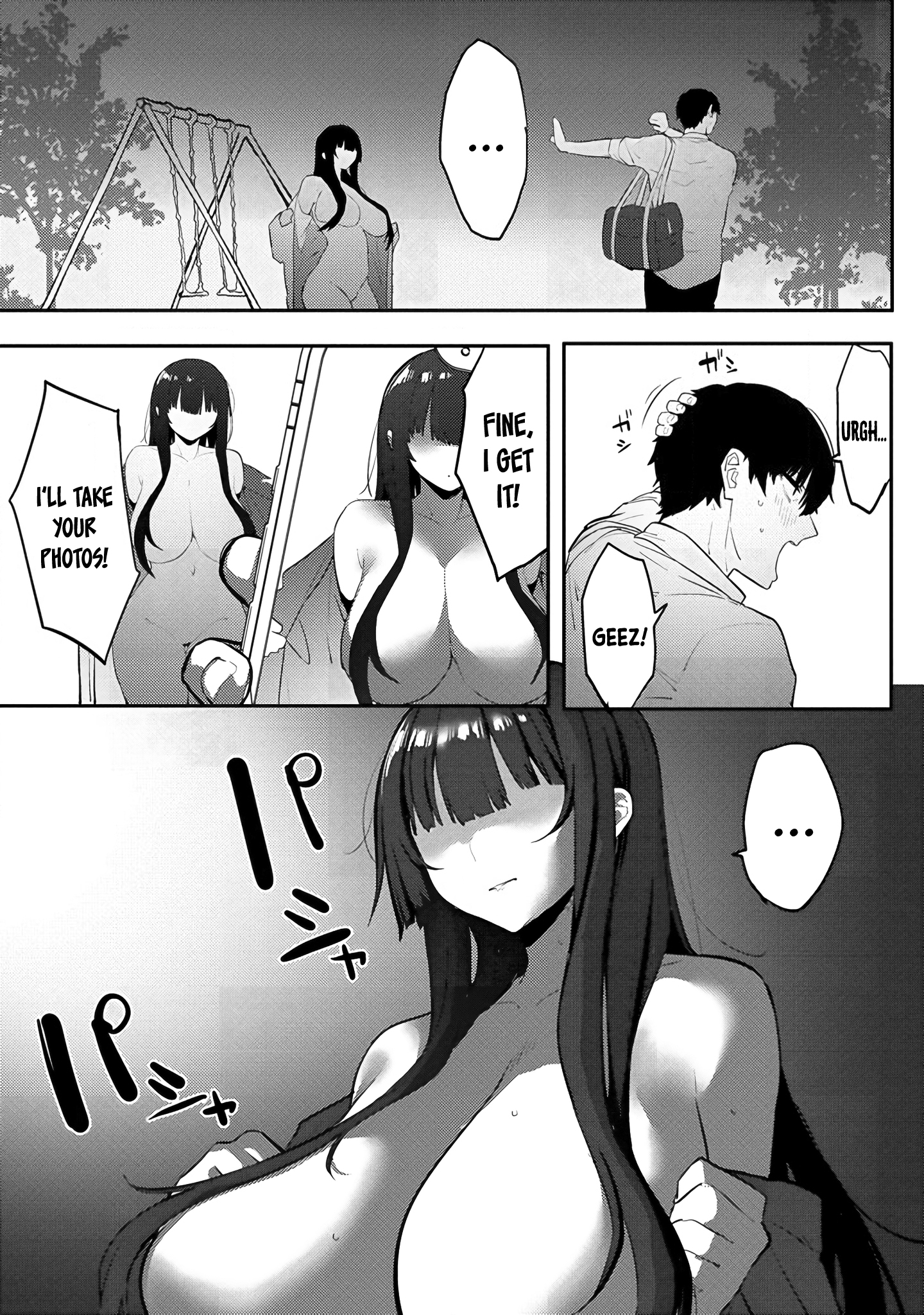 Halaman dari Mukuchina Miyashita-san no Shikiyoku Channel Chapter 8
