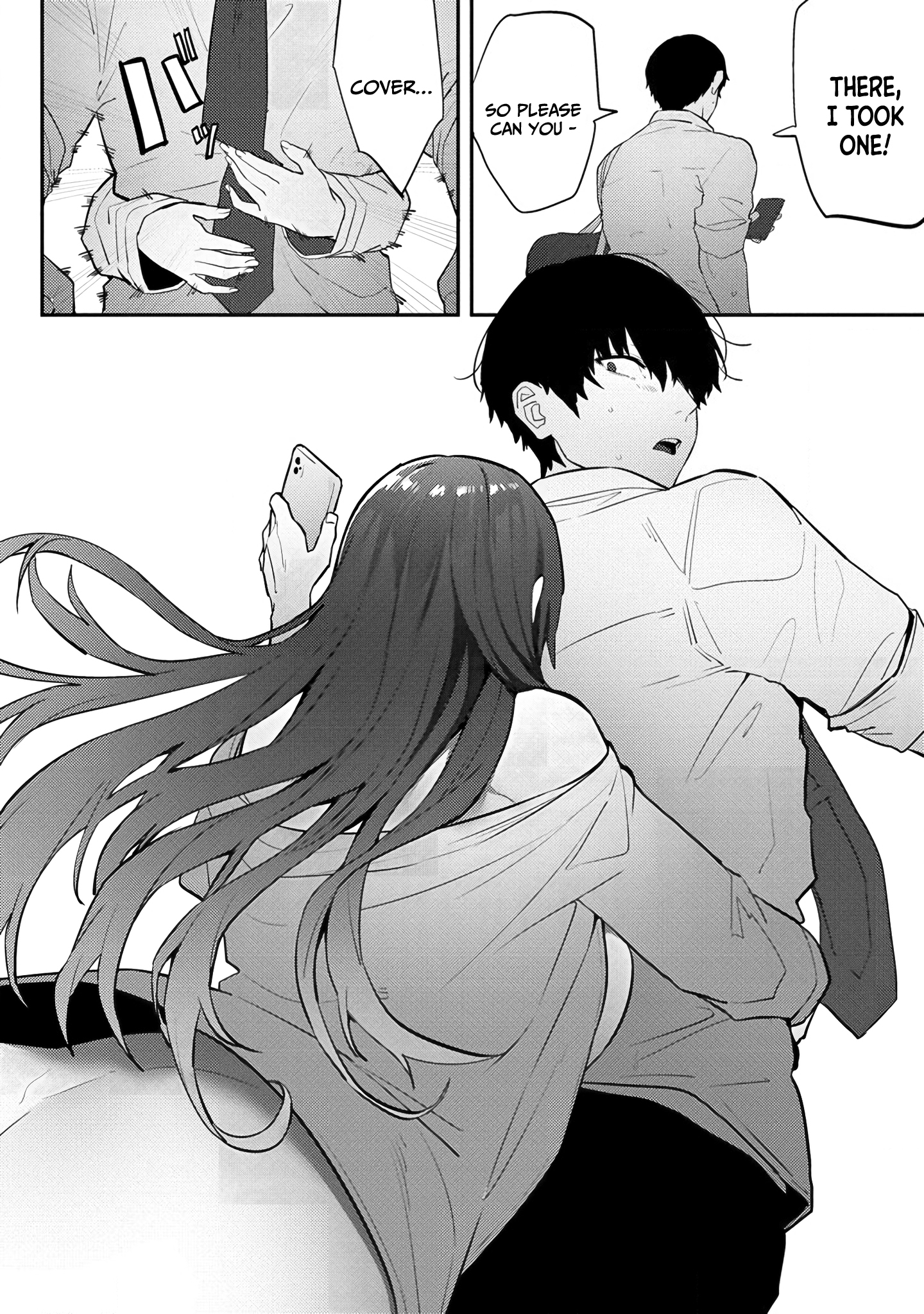 Halaman dari Mukuchina Miyashita-san no Shikiyoku Channel Chapter 8