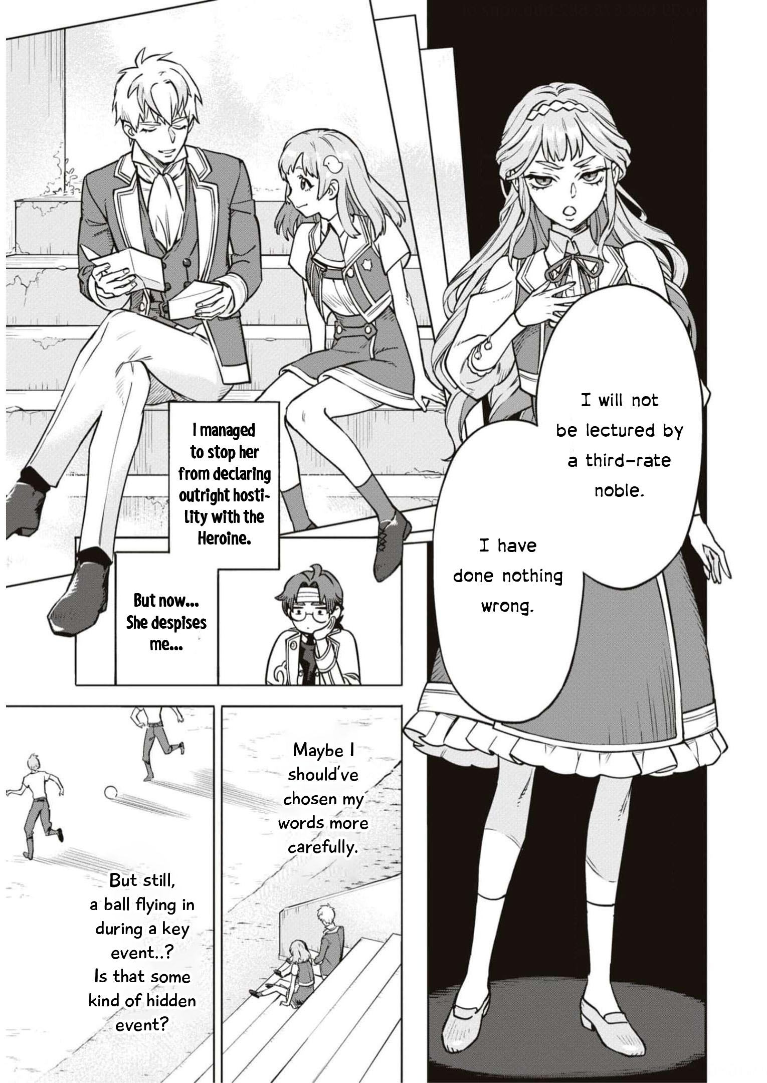 Halaman dari Though I May Be a Villainess, I'll Show You I Can Obtain Happiness! Chapter 4