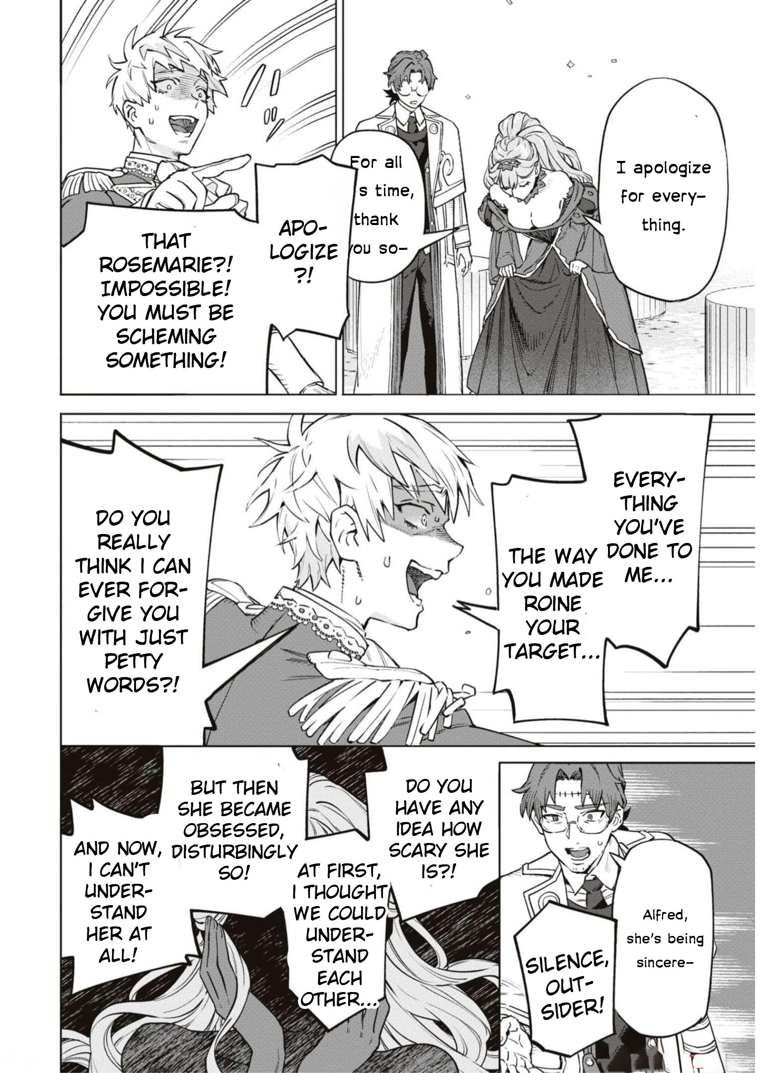 Halaman dari Though I May Be a Villainess, I'll Show You I Can Obtain Happiness! Chapter 4