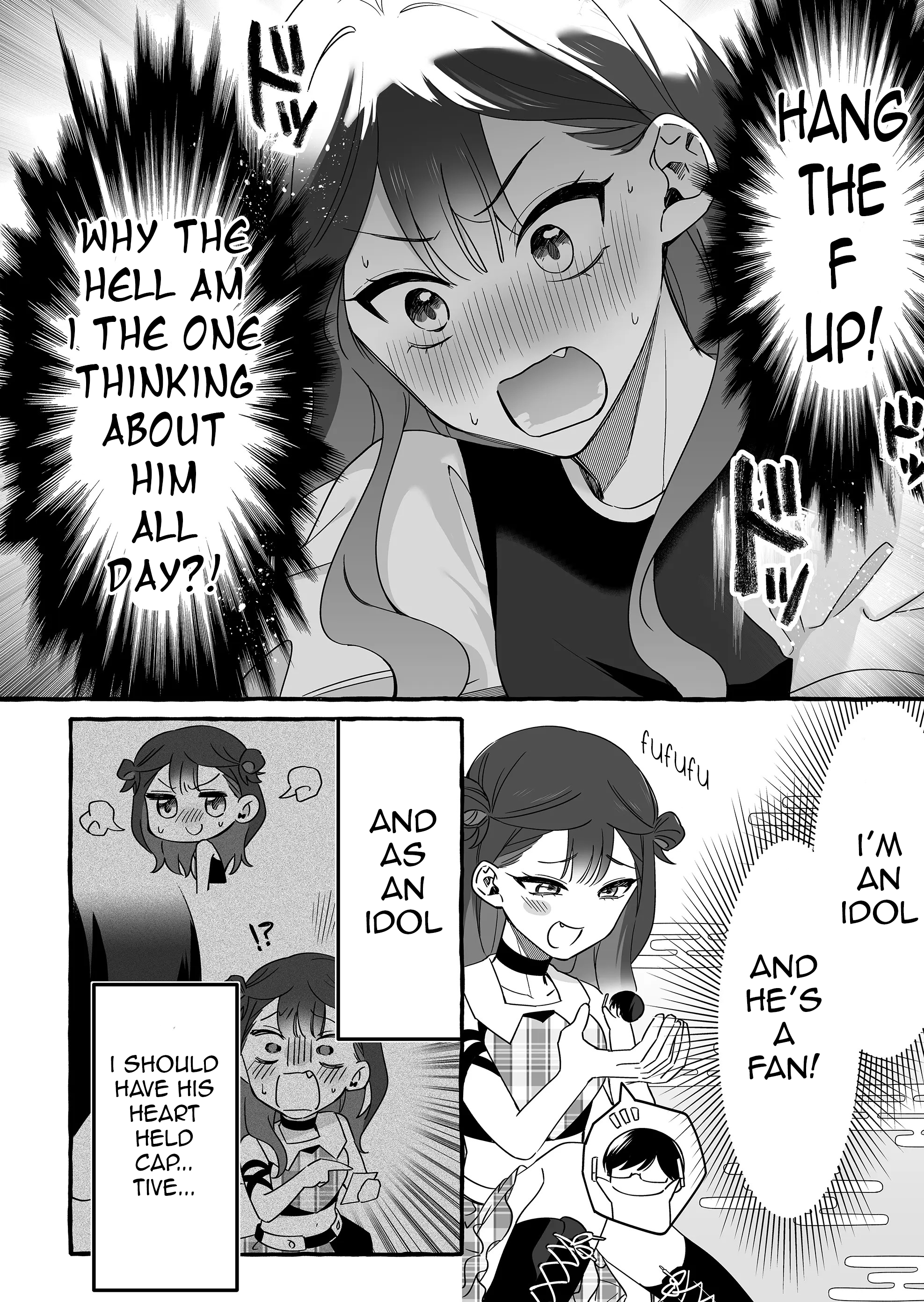 Halaman dari Damedol to Sekai ni Hitori Dake no Fan Chapter 11