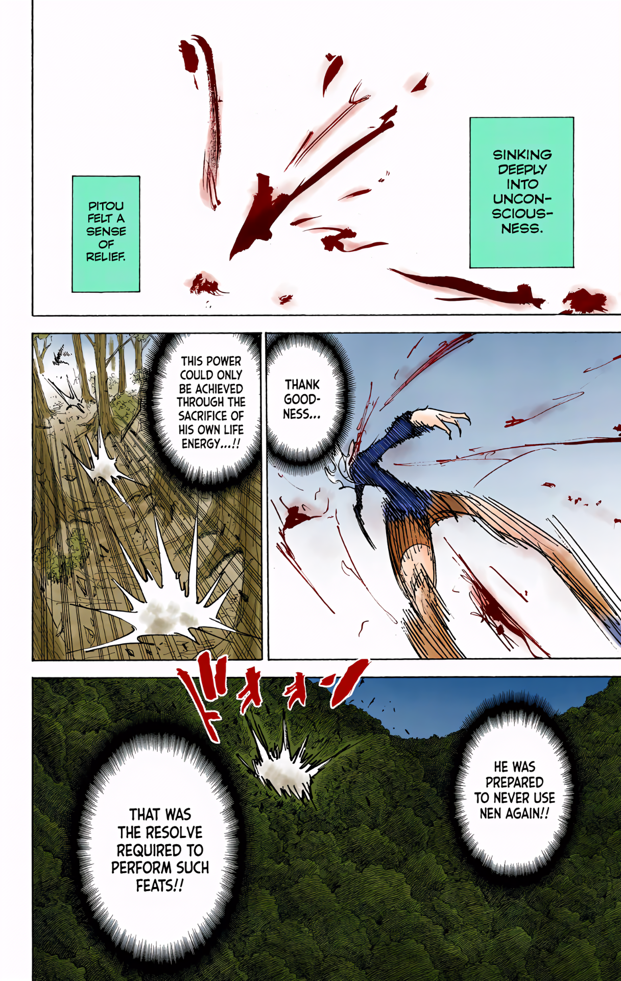 Halaman dari HUNTER x HUNTER (Official Colored) Chapter 306