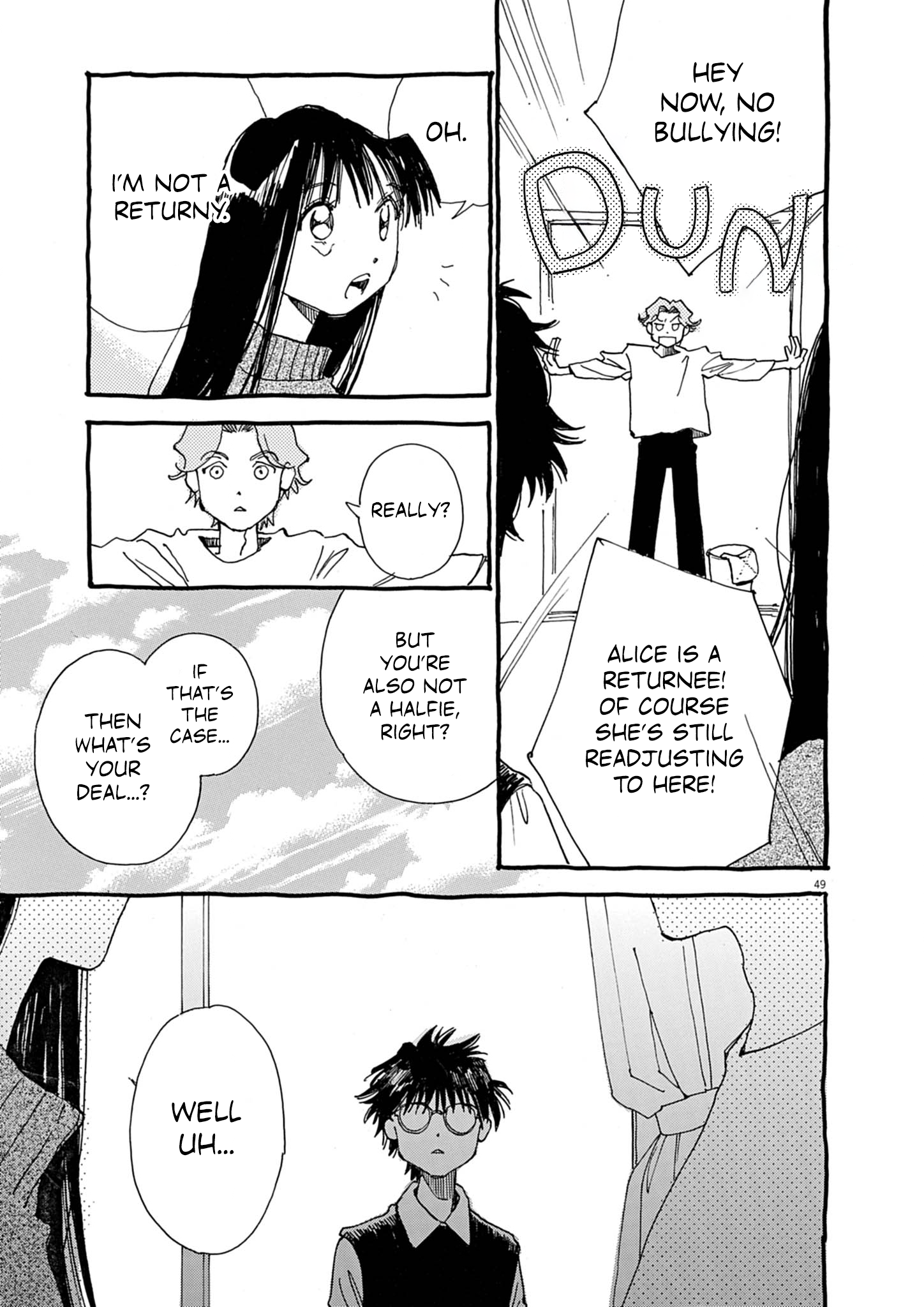 Halaman dari Alice, Dokomademo Chapter 1