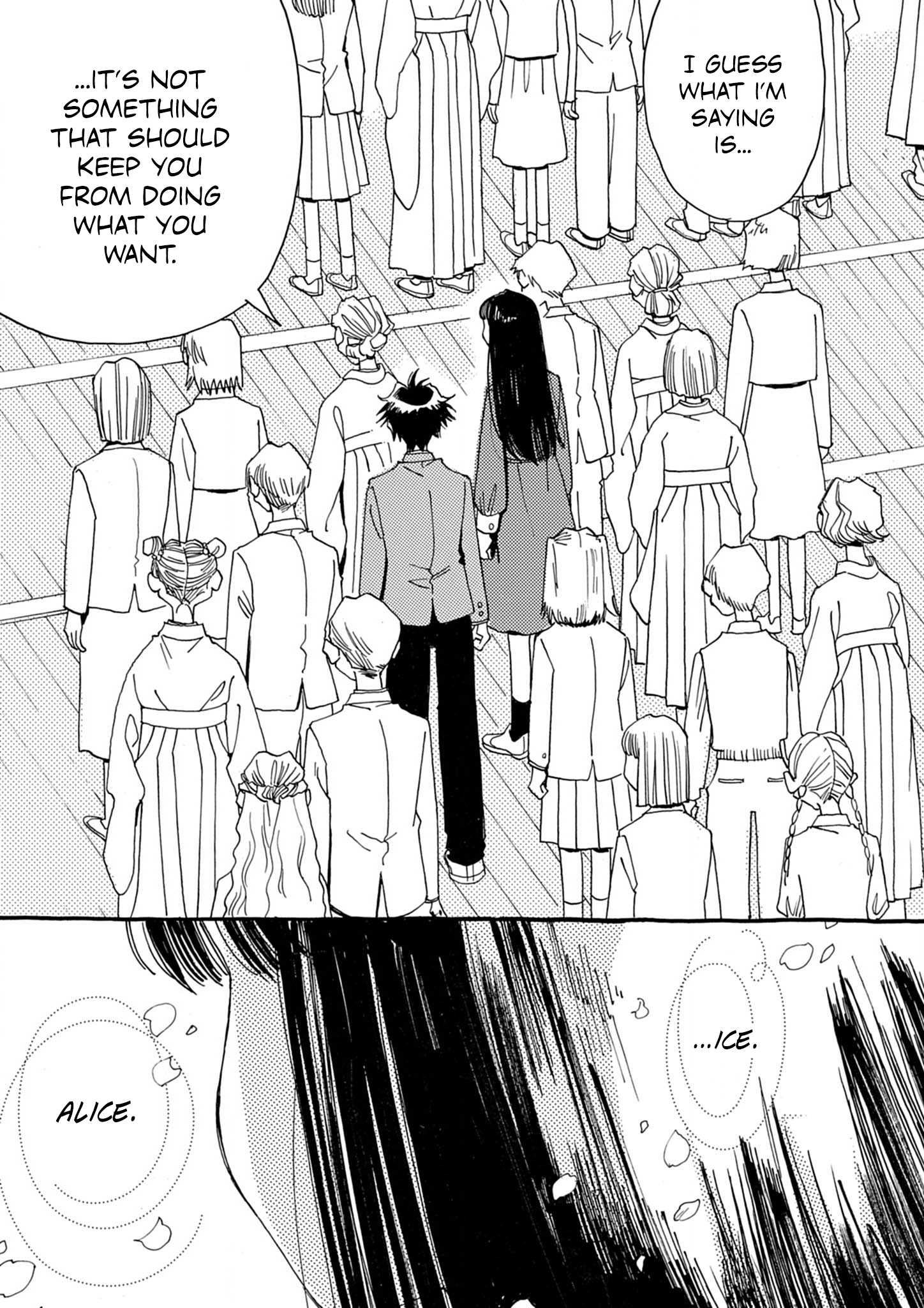Halaman dari Alice, Dokomademo Chapter 1
